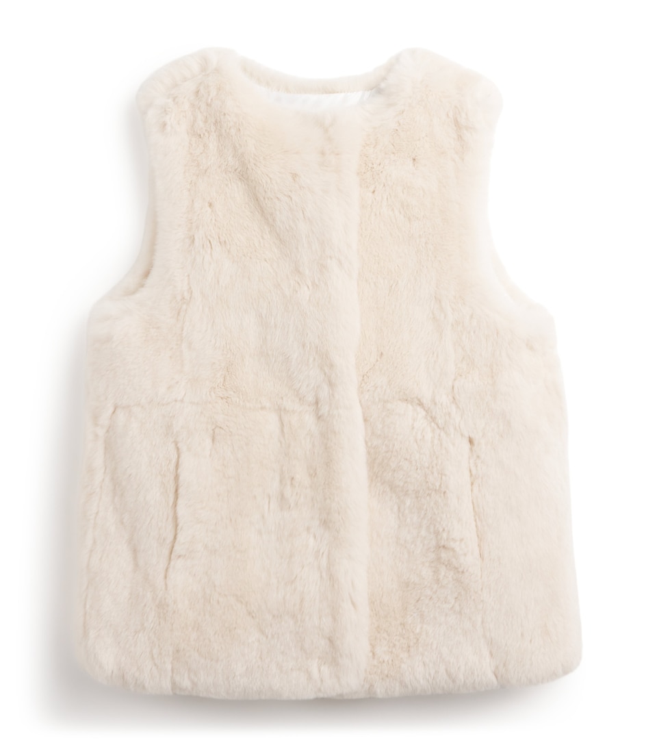 Rabbit Fur Gilet (4-14 Years)