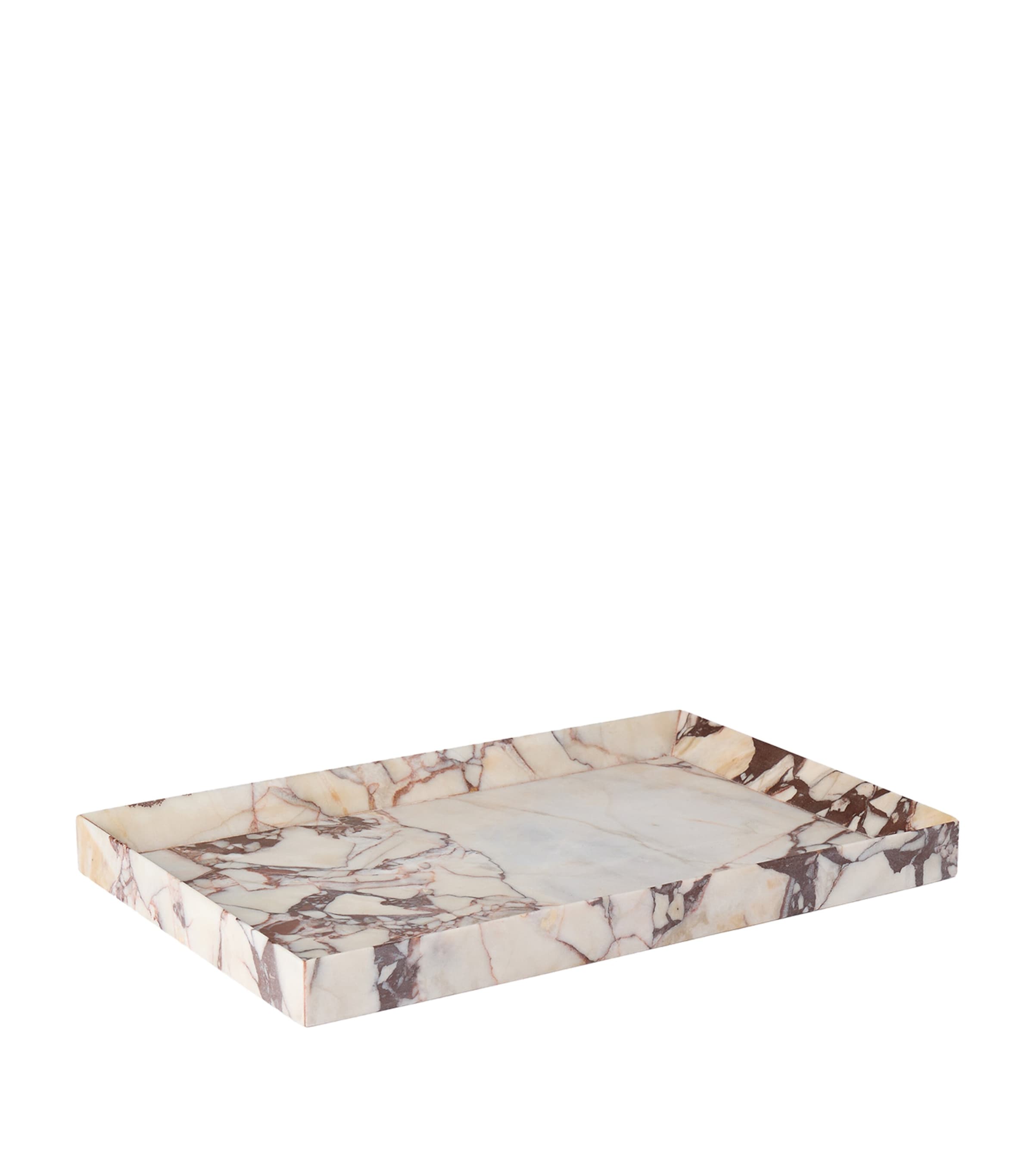 The Conran Shop Marble Mitre Tray Burgundy