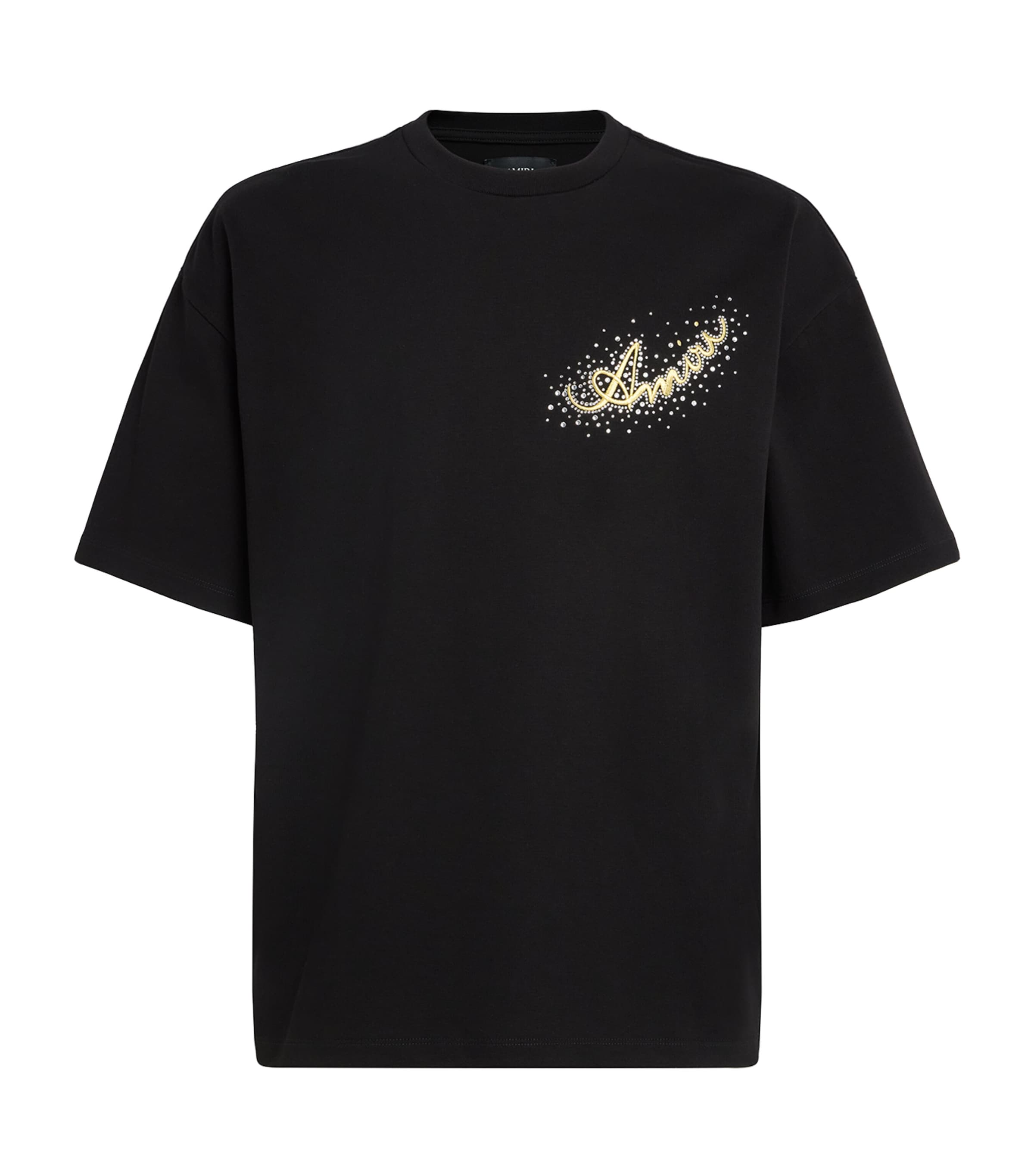 AMIRI Mens Cotton Eagle T-Shirt Black