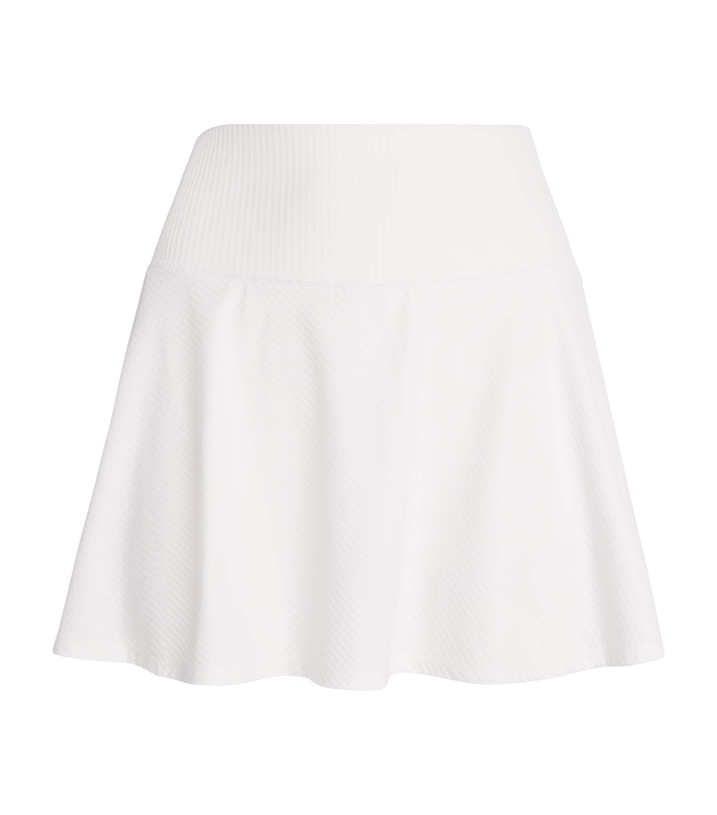 VUORI Womens Baseline Gingham Skirt White