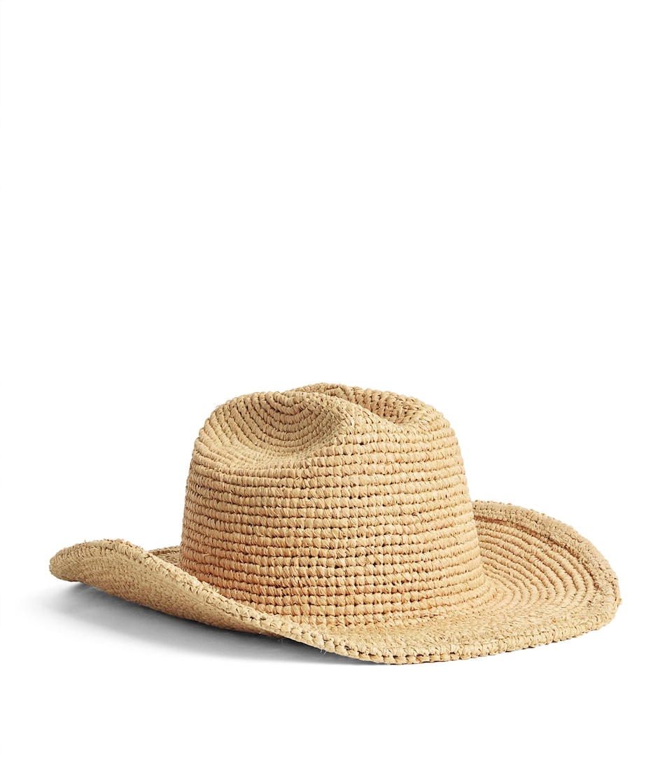 Lack Of Color Raffia Cowboy Hat Natural