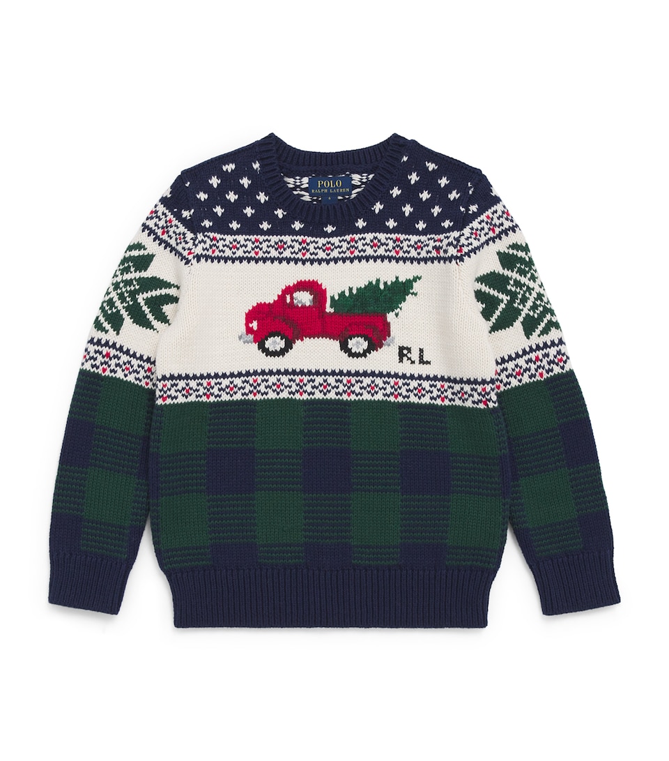 Cotton Fair Isle Sweater (6-14 Years)