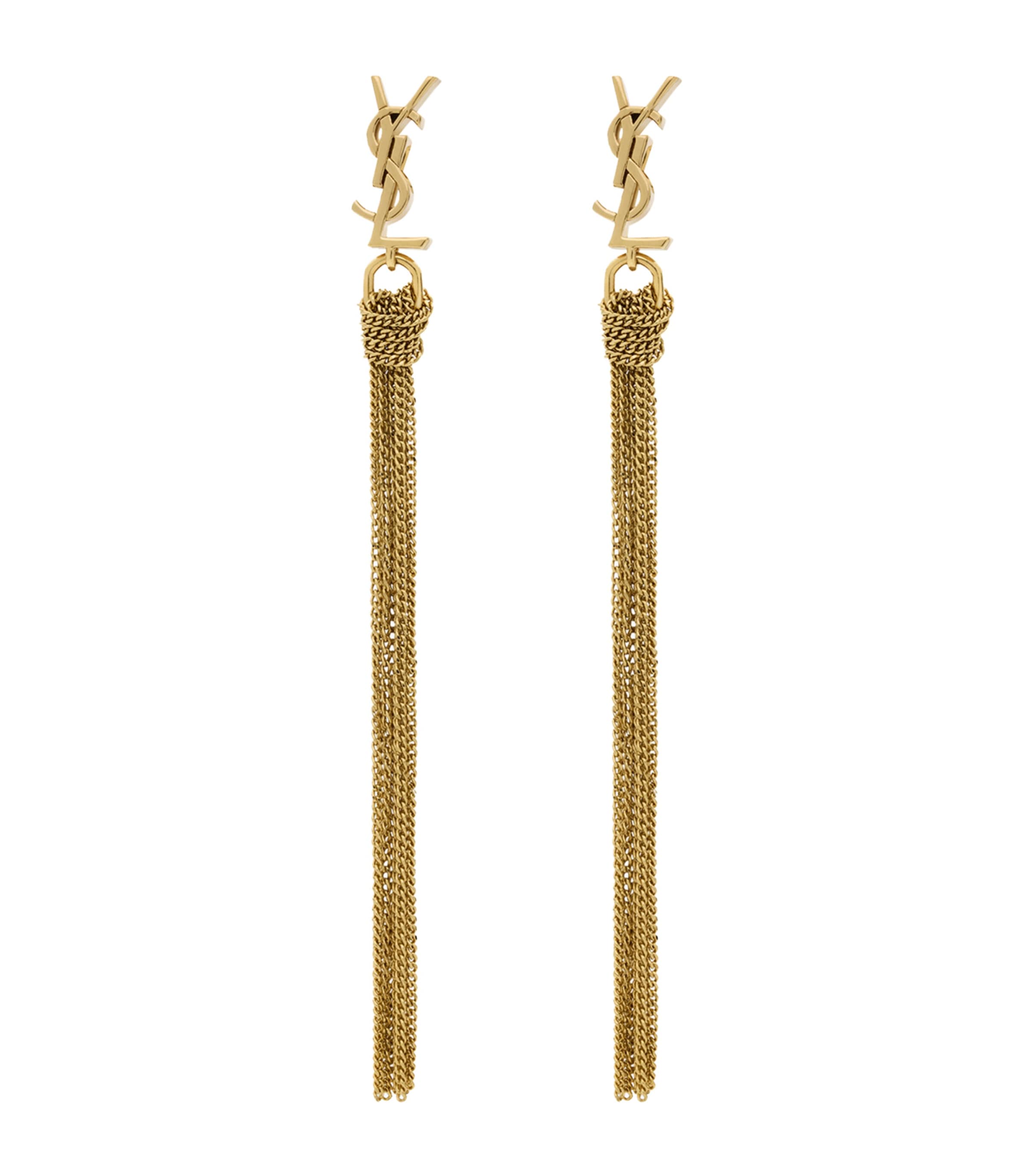 Cassandre Tassel Pendant Earrings