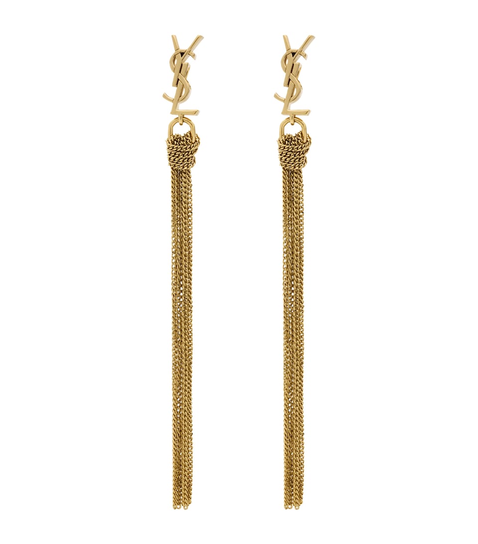 Cassandre Tassel Pendant Earrings