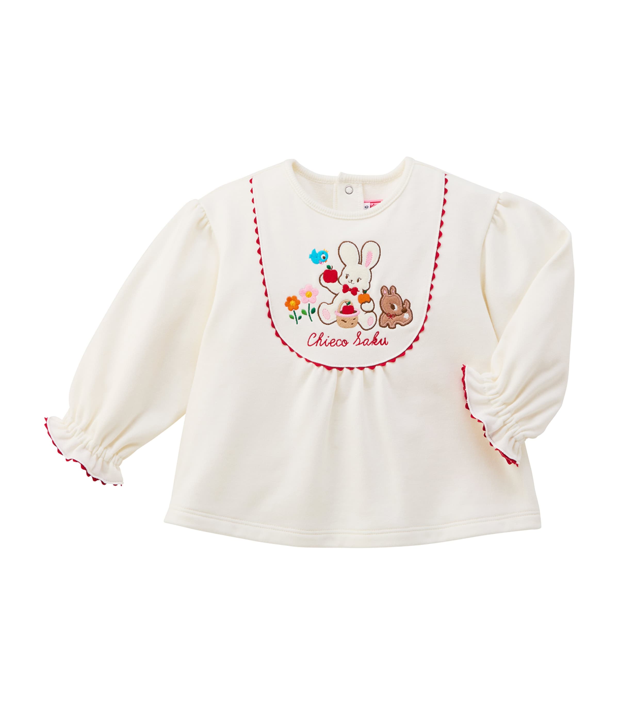 Miki House Cotton Embroidered Sweatshirt (12 Months-5 Years)