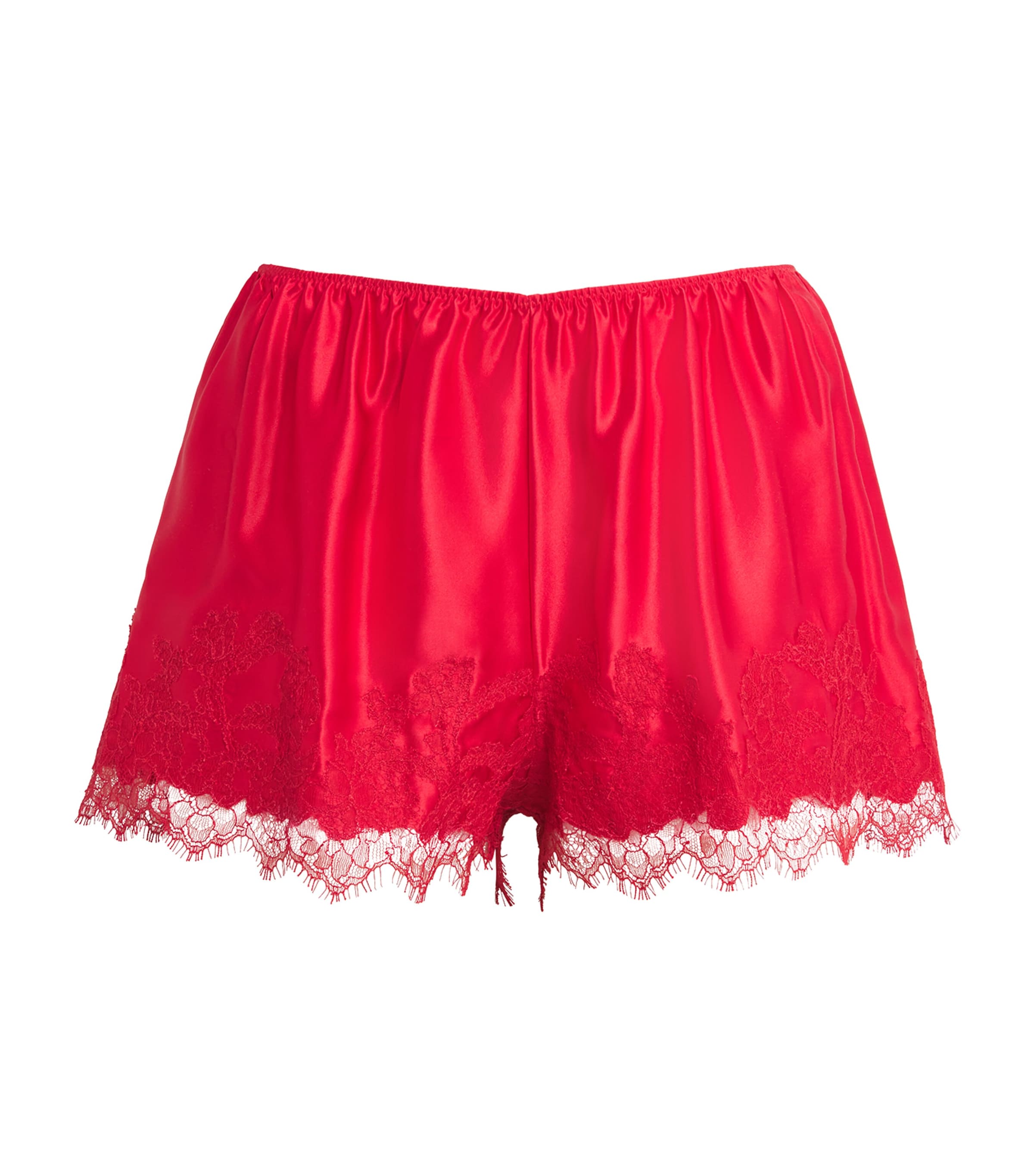 Silk-Lace Shorts