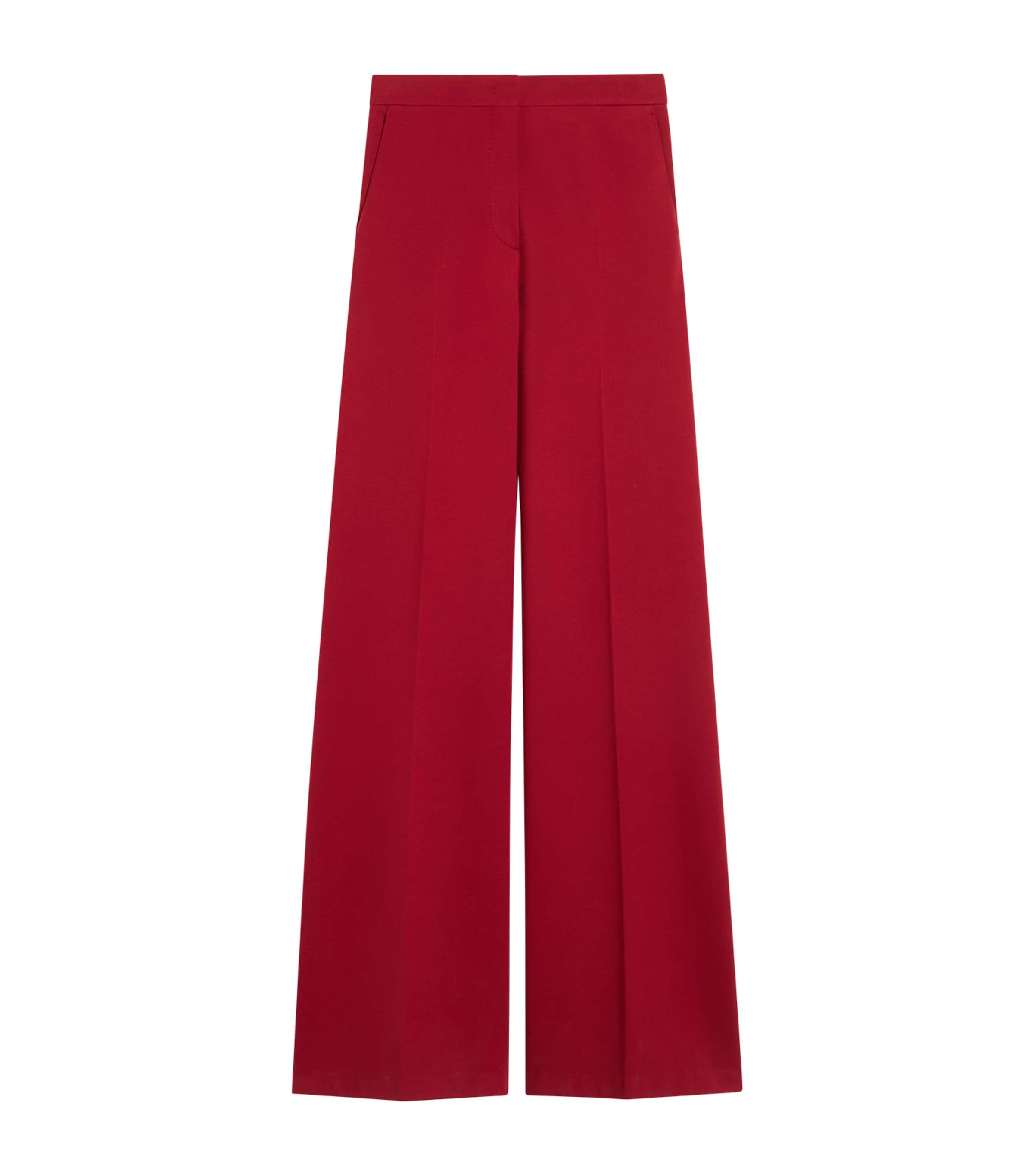 Jersey Wide-Leg Trousers