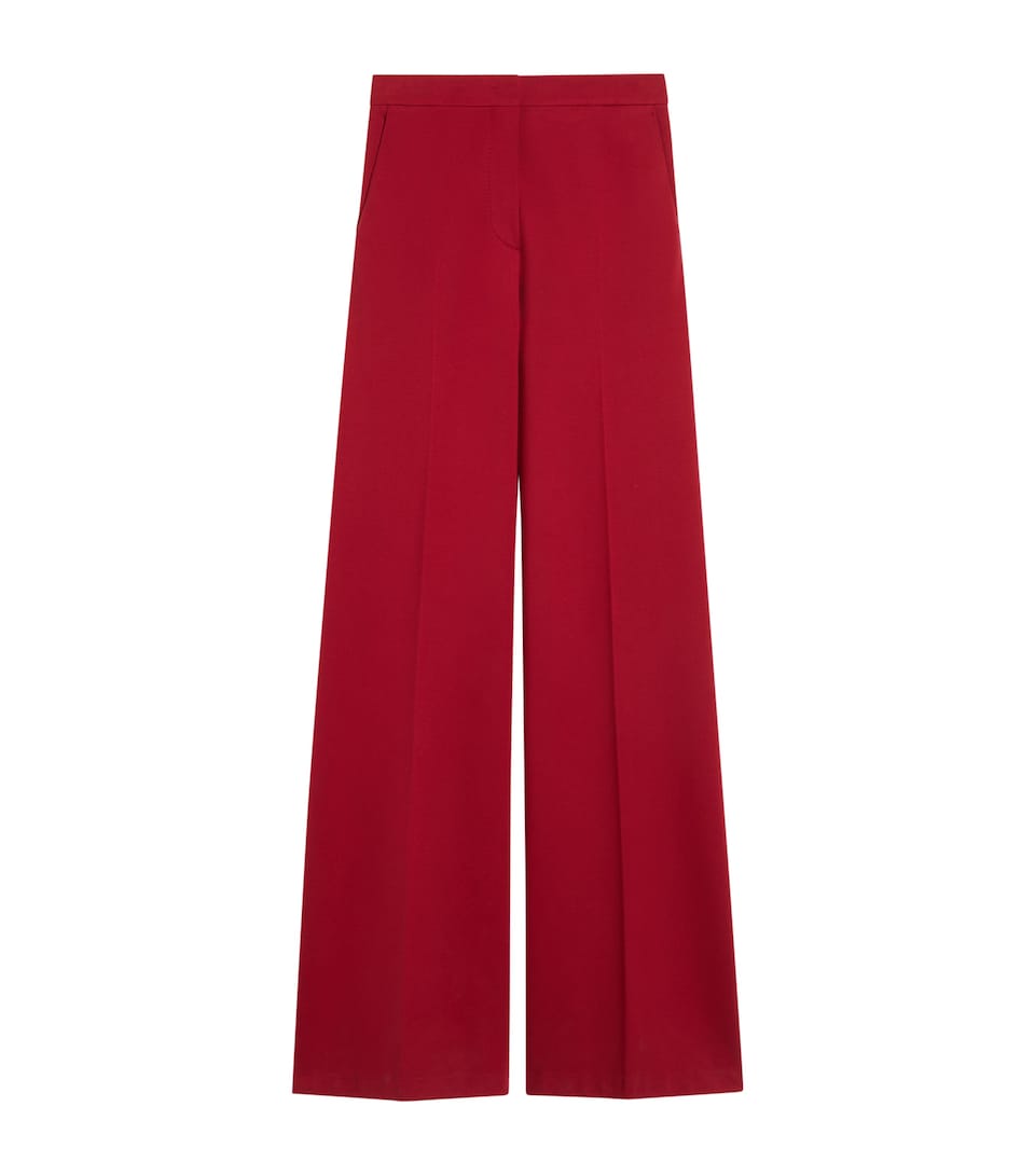 Jersey Wide-Leg Trousers