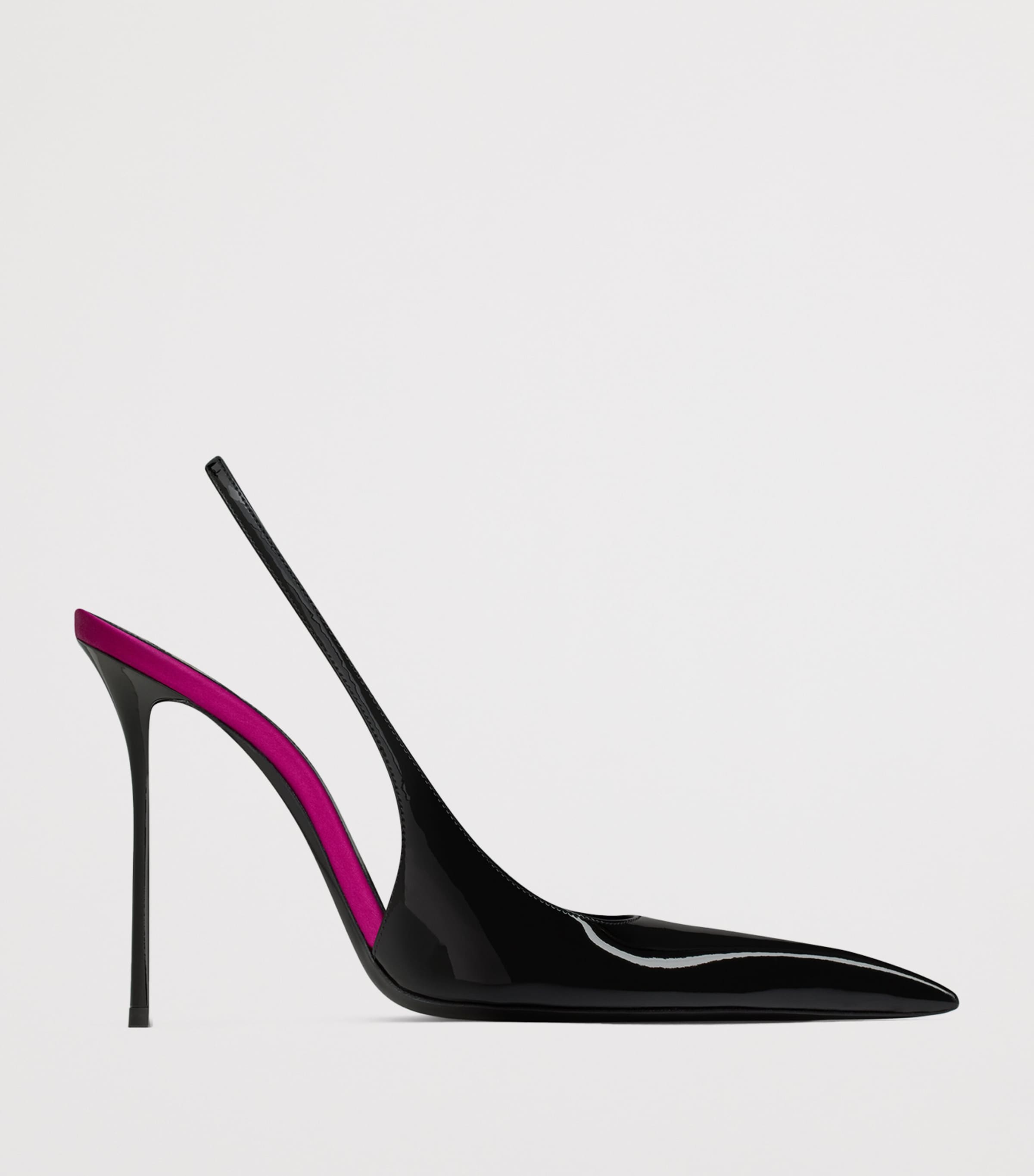 Patent Leather Amalia Slingback Pumps 110