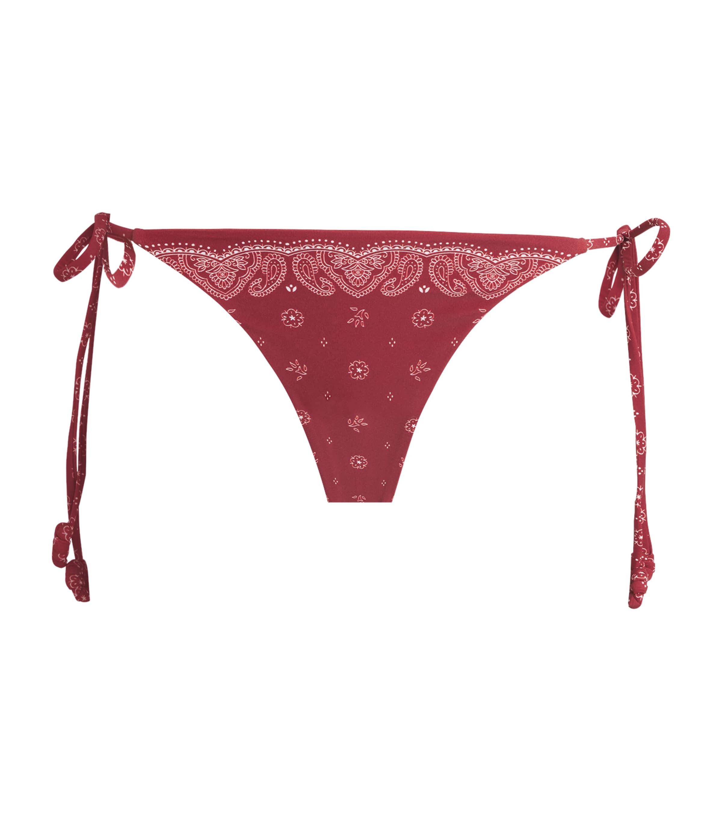 Devon Windsor Womens Bandana Print Eadie Bikini Briefs Merlot