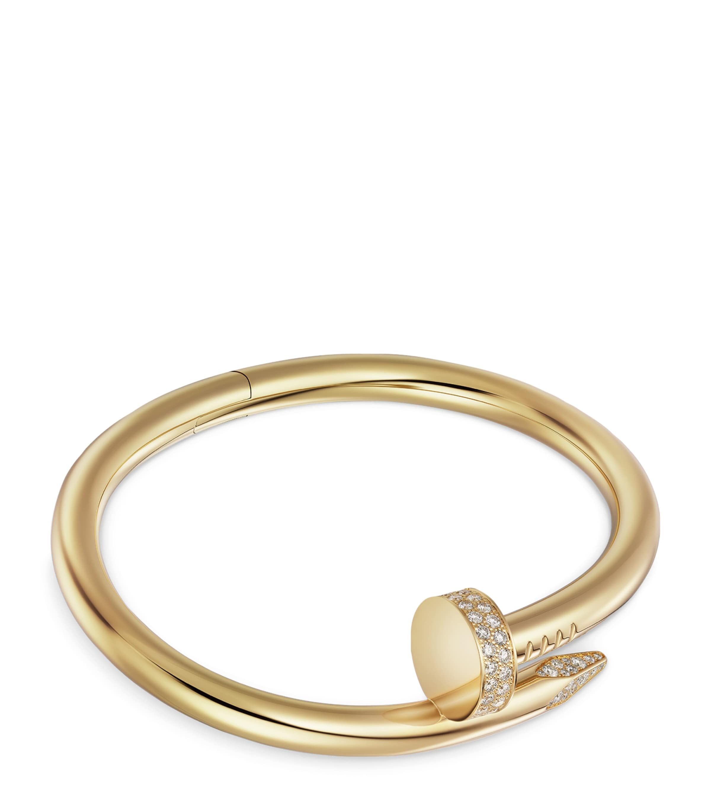 Cartier Yellow Gold and Diamond Juste Un Clou Bracelet Yellow Gold