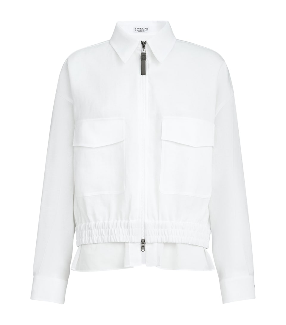 Cotton Zip-Up Jacket