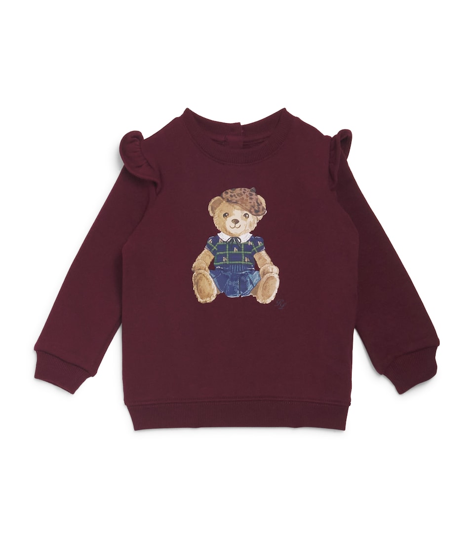 Cotton-Blend Polo Bear Sweatshirt (3-24 Months)
