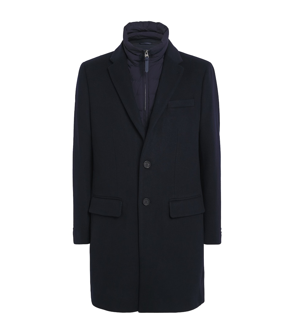 Mackage Mens 3-in-1 Mathias Down-Liner Coat Navy