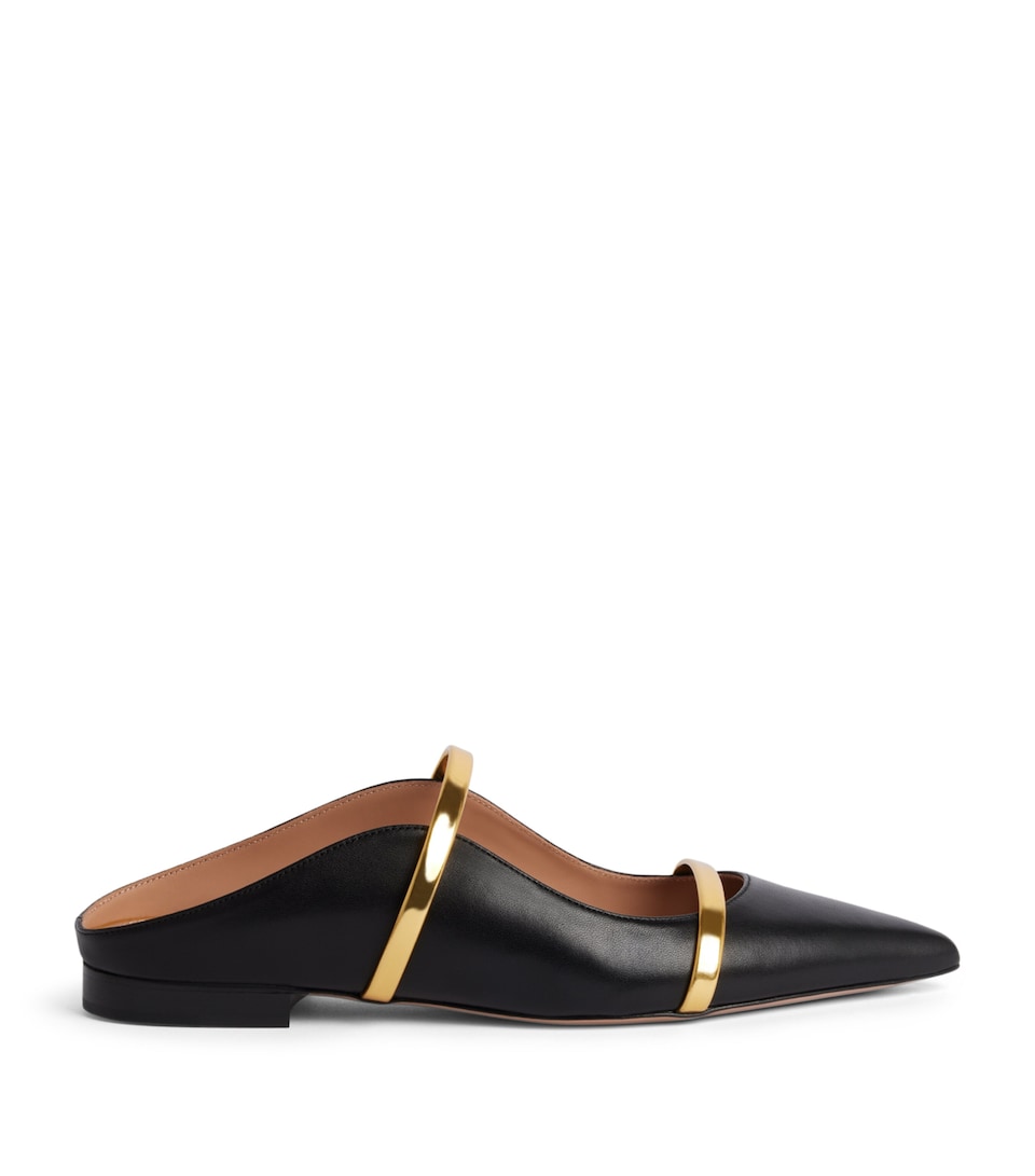 Malone Souliers Leather Maureen Mules Black