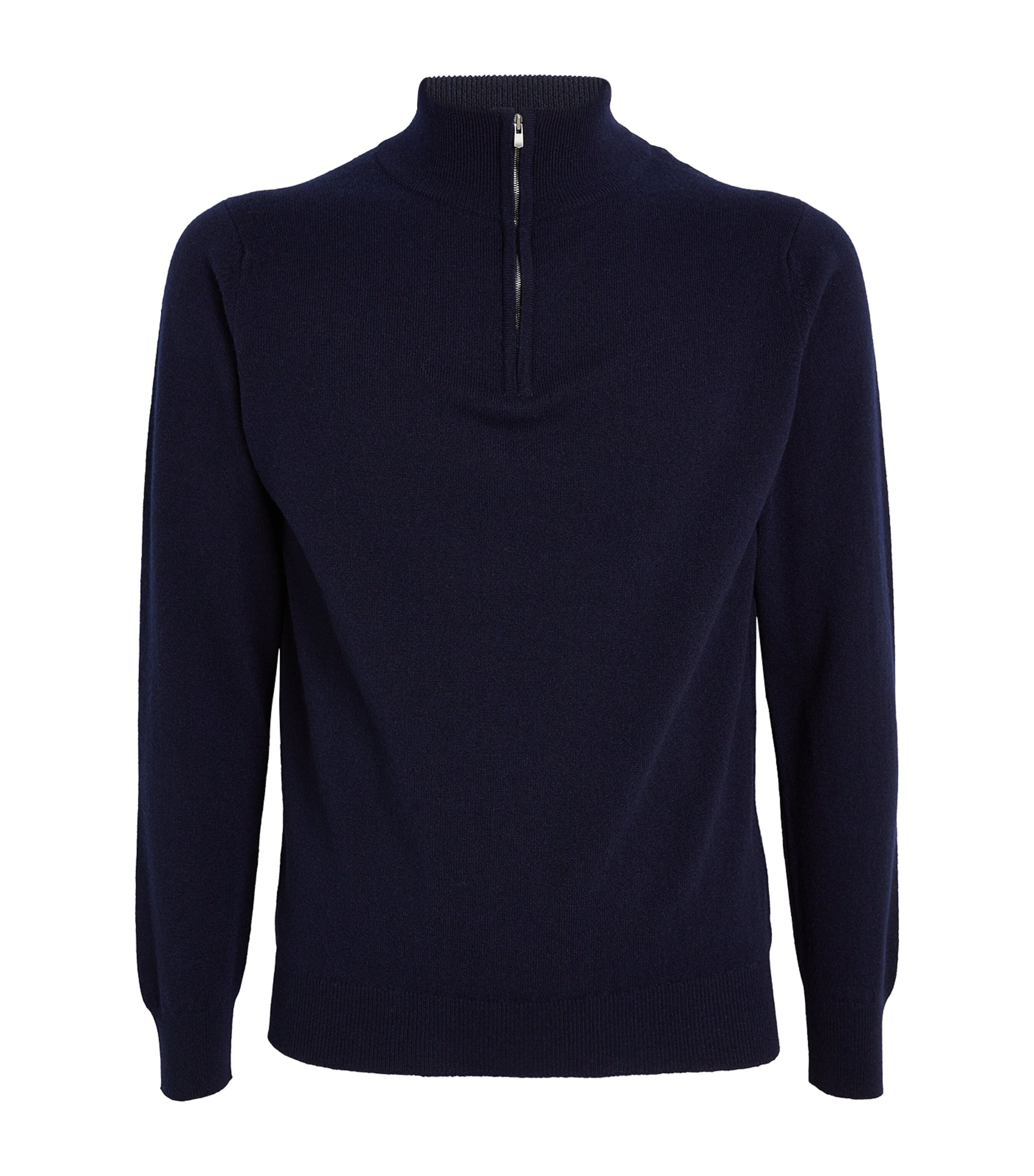 Cashmere Zip-Up Sweater