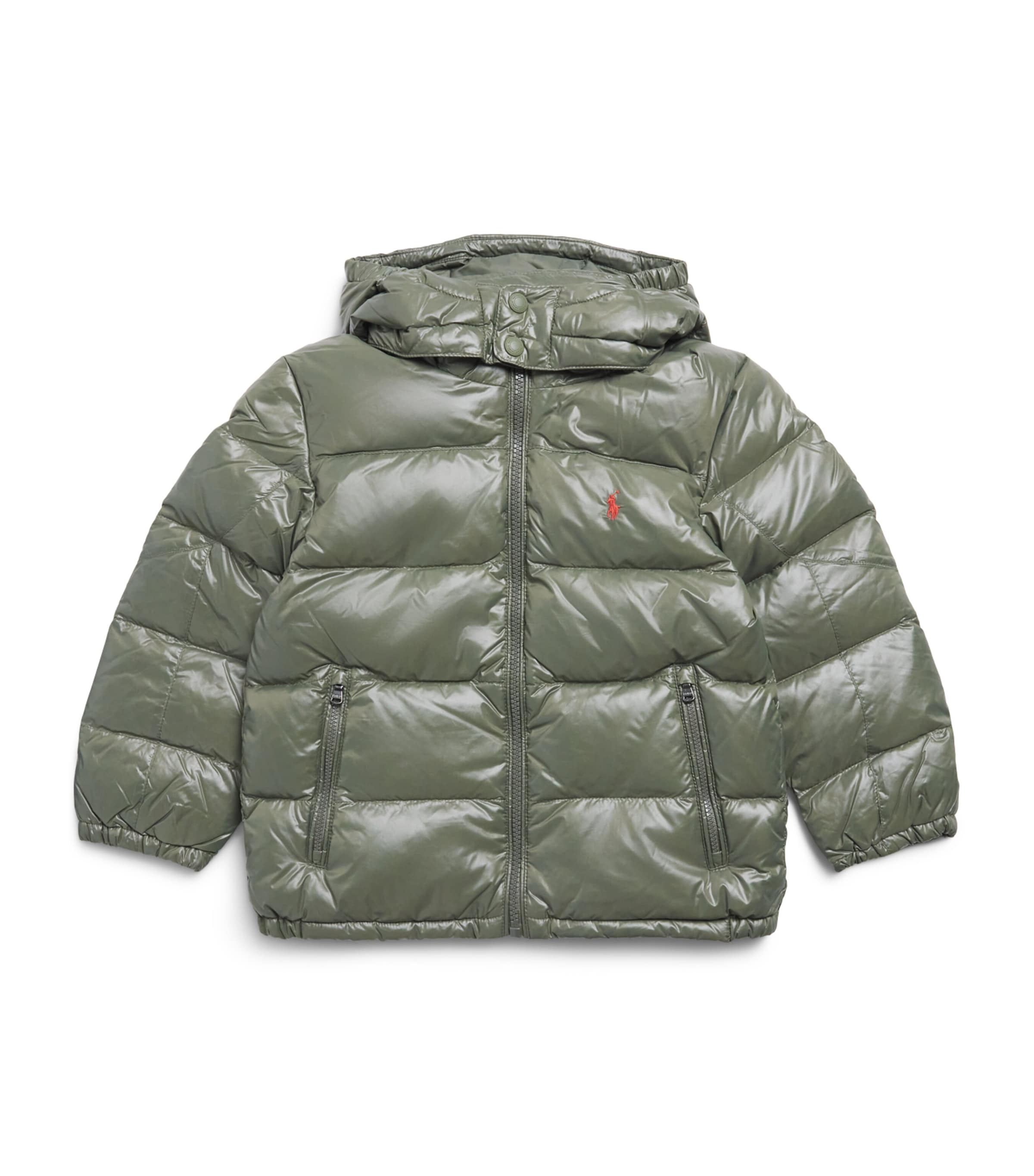 Ralph Lauren Kids Down Gorham Puffer Jacket (2-7 Years) Cruise Olive