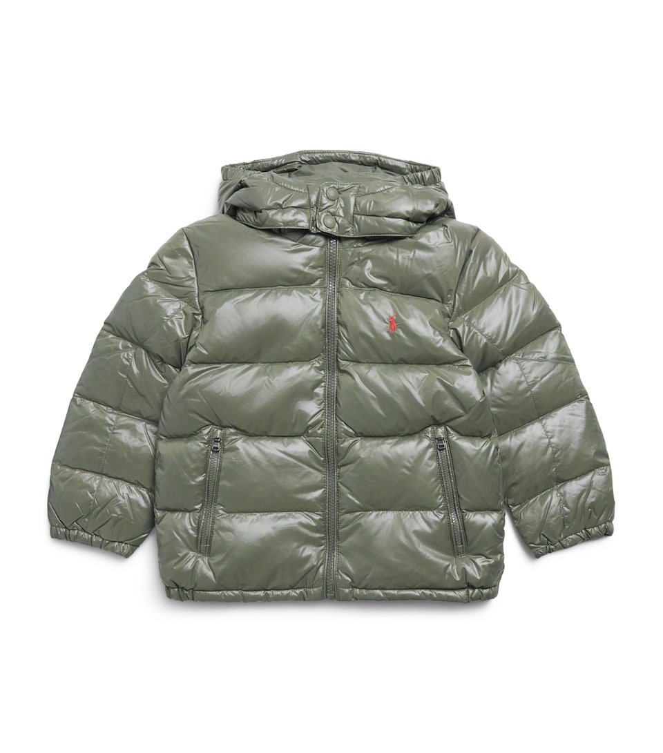 Ralph Lauren Kids Down Gorham Puffer Jacket (2-7 Years) Cruise Olive