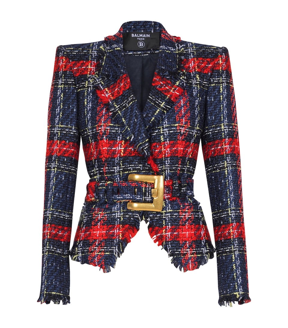 Tweed Belted Jacket