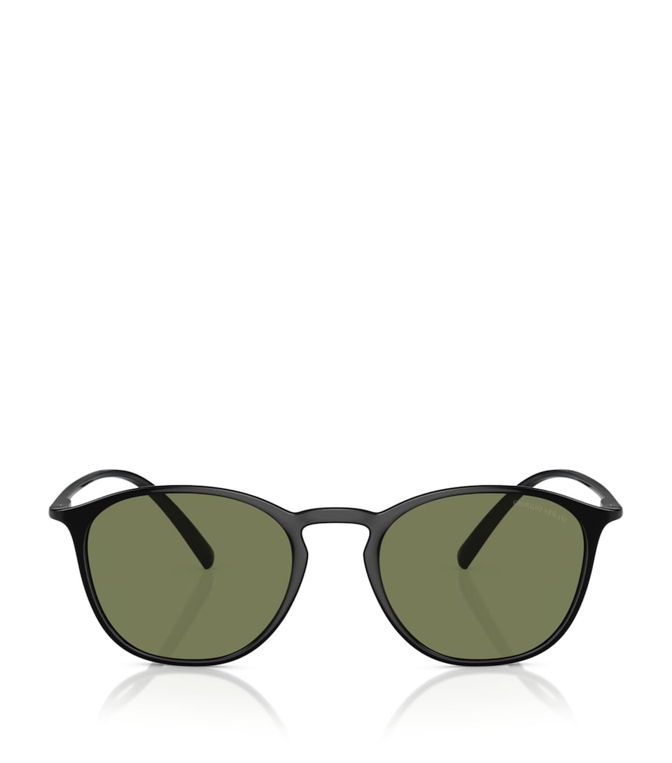 Giorgio Armani Round Sunglasses Black