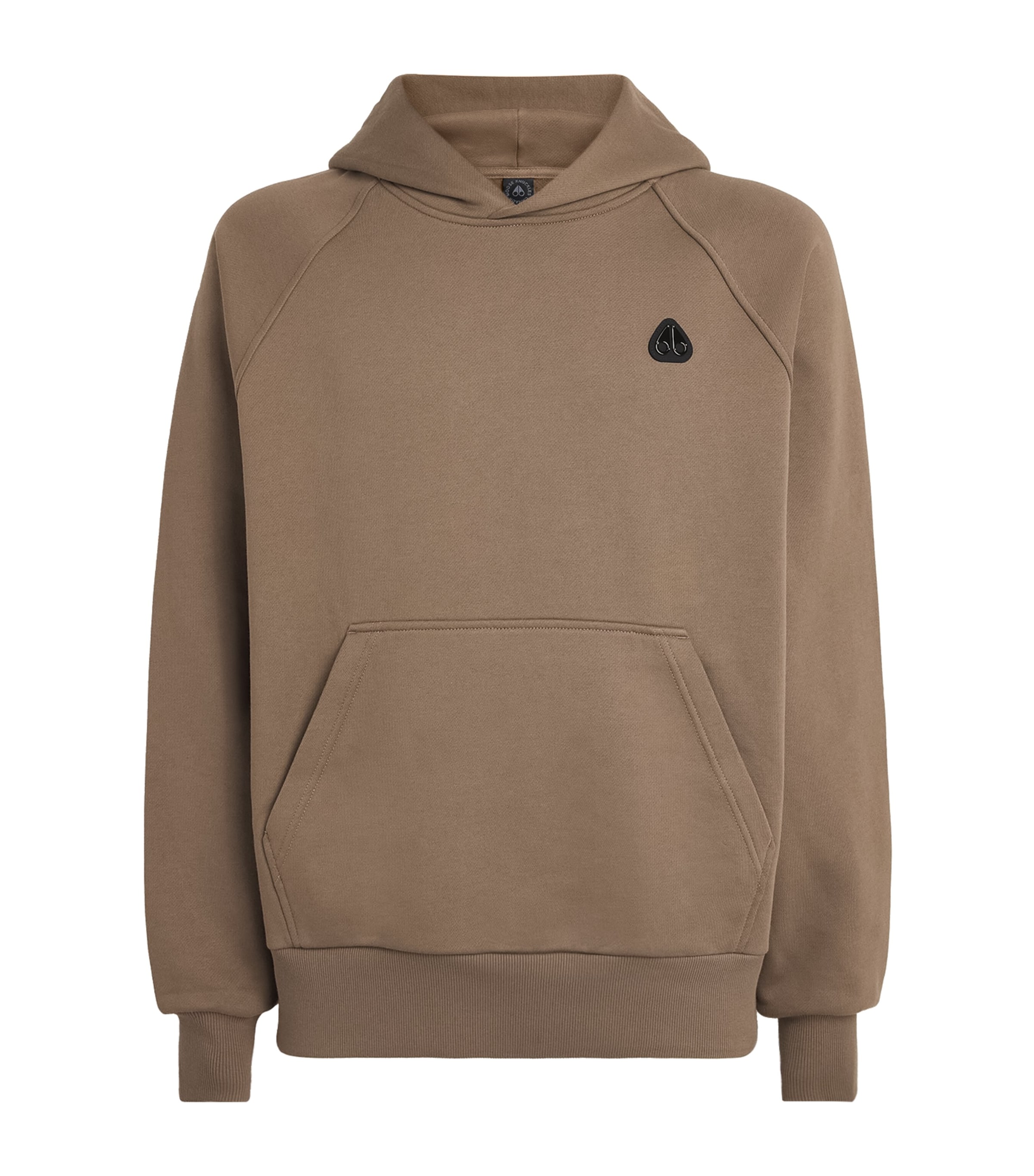 Moose Knuckles Mens Logo Yul Hoodie Ashen