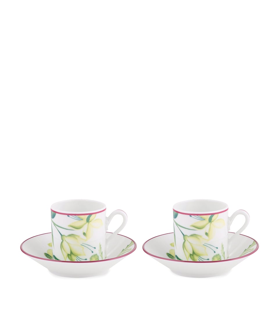 GINORI 1735 Florenza Espresso Cup and Saucer (Set of 2)
