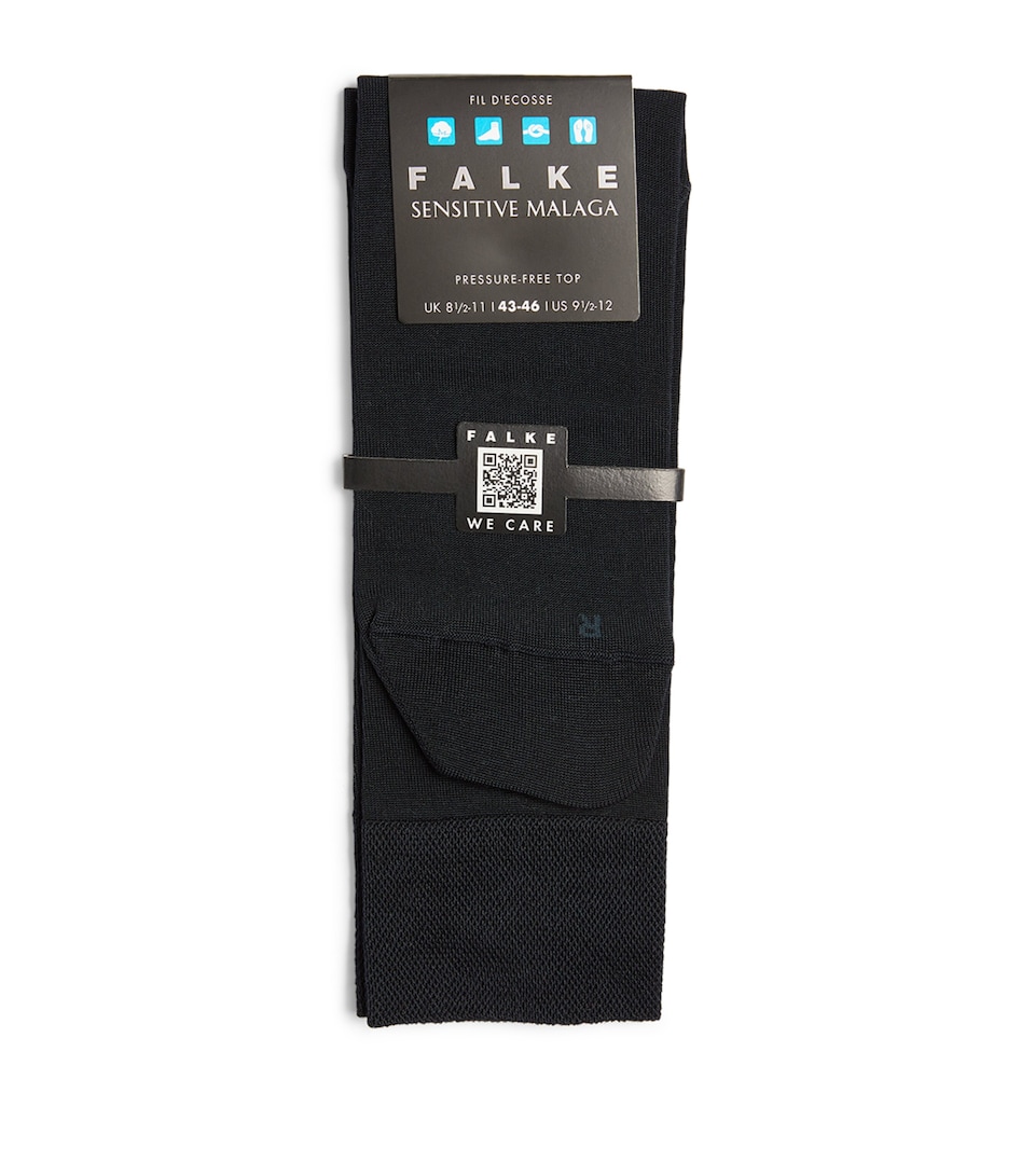 Falke Mens Sensitive Malaga Socks Navy