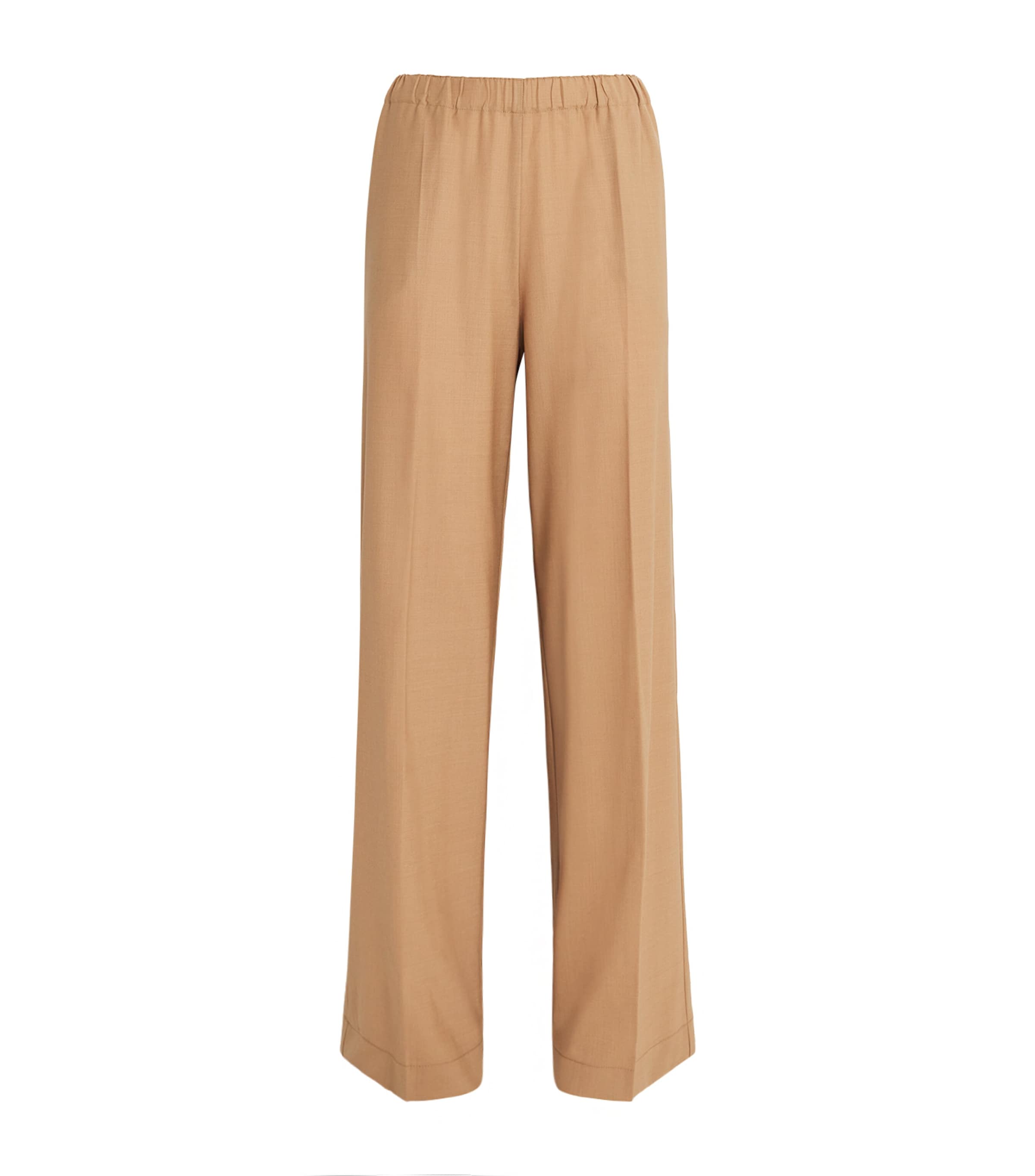 Fabiana Filippi Womens Wool-Blend Wide-Leg Trousers Vimini