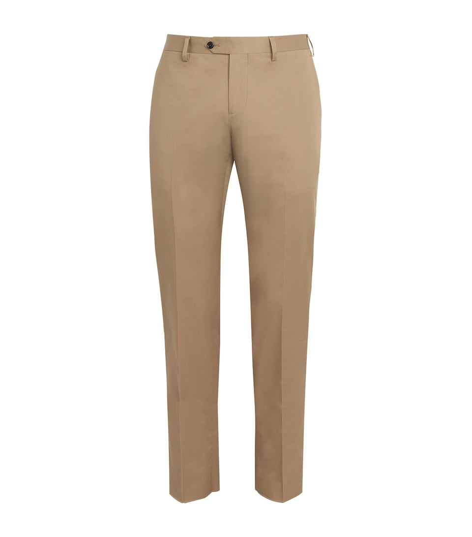 Cotton Tailored Drop Trousers