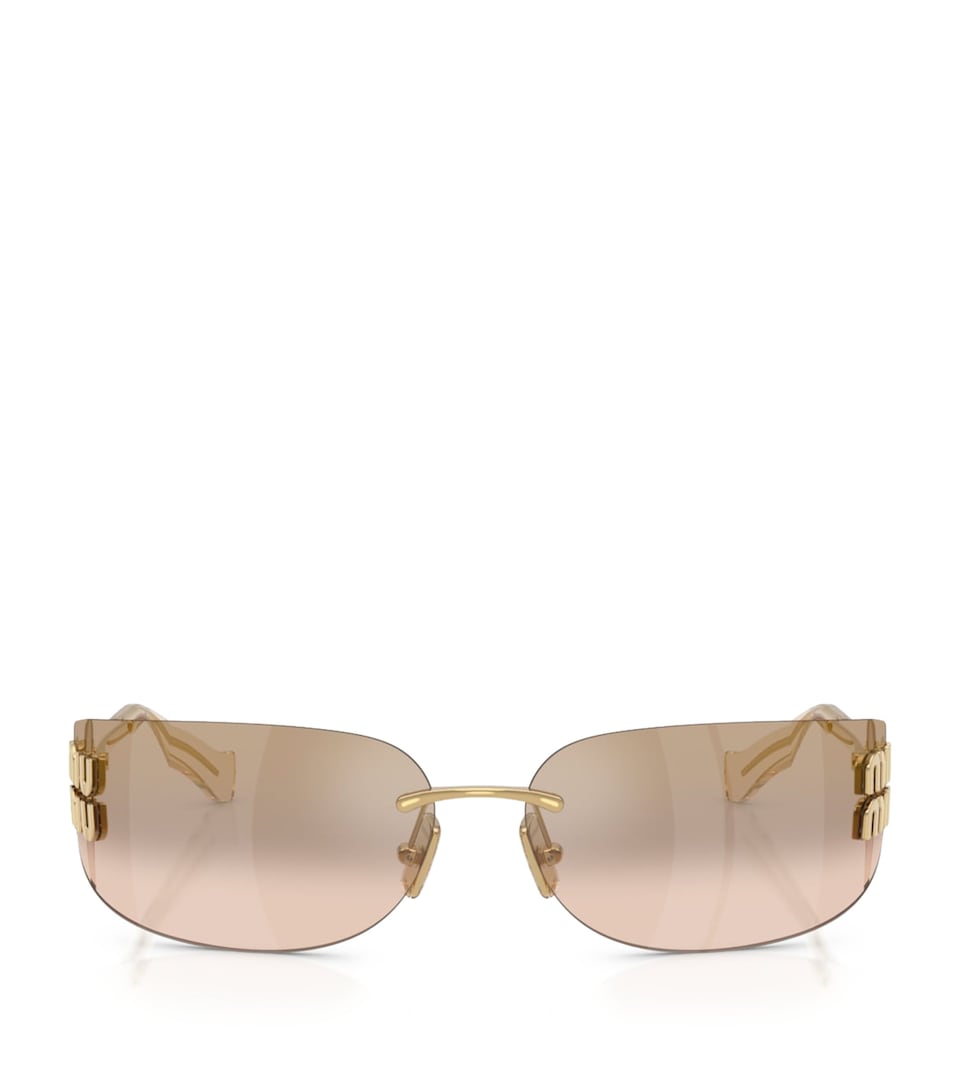 Metal Frameless Sunglasses