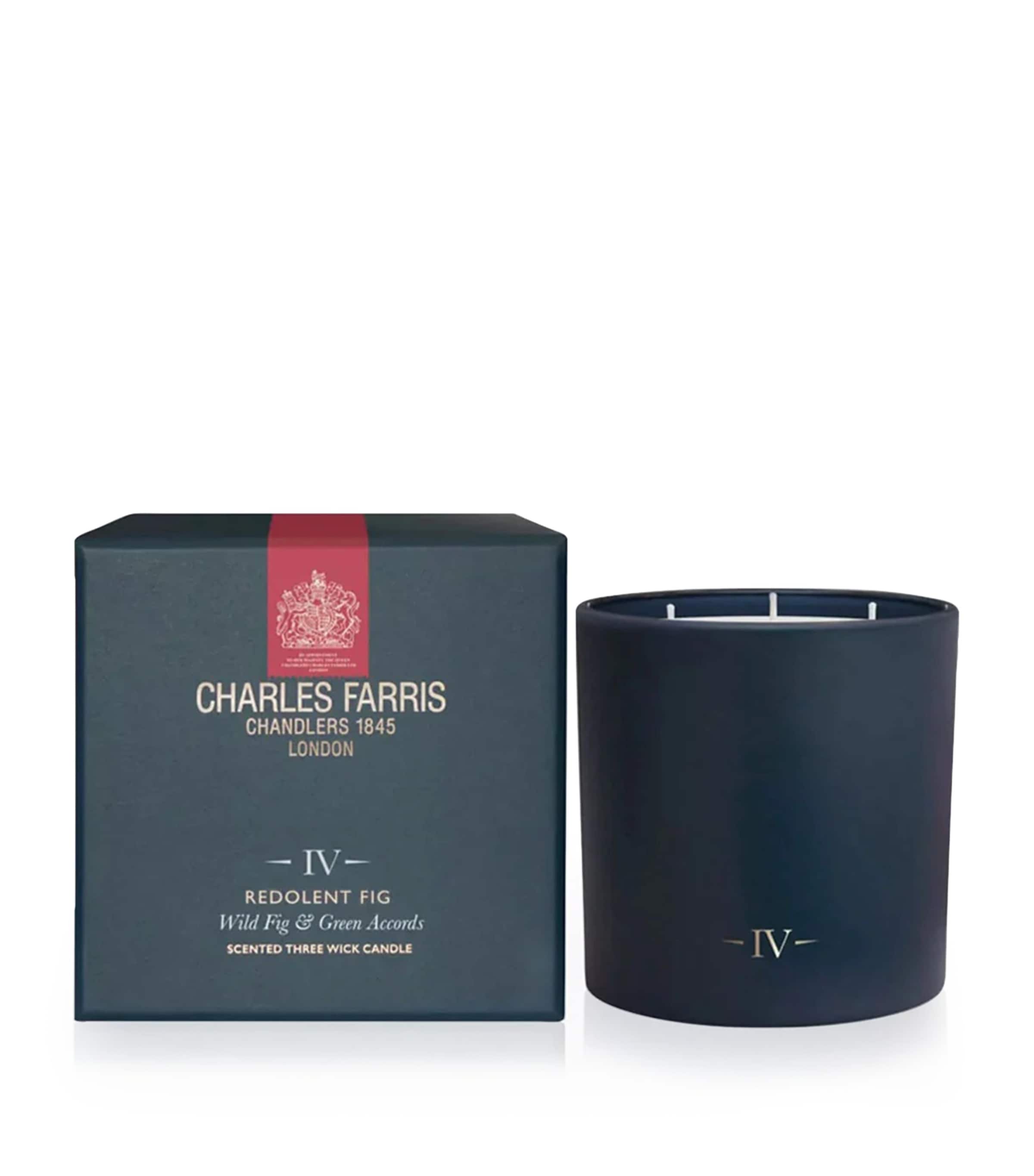 Charles Farris Redolent Fig Scented Candle (640g) Navy