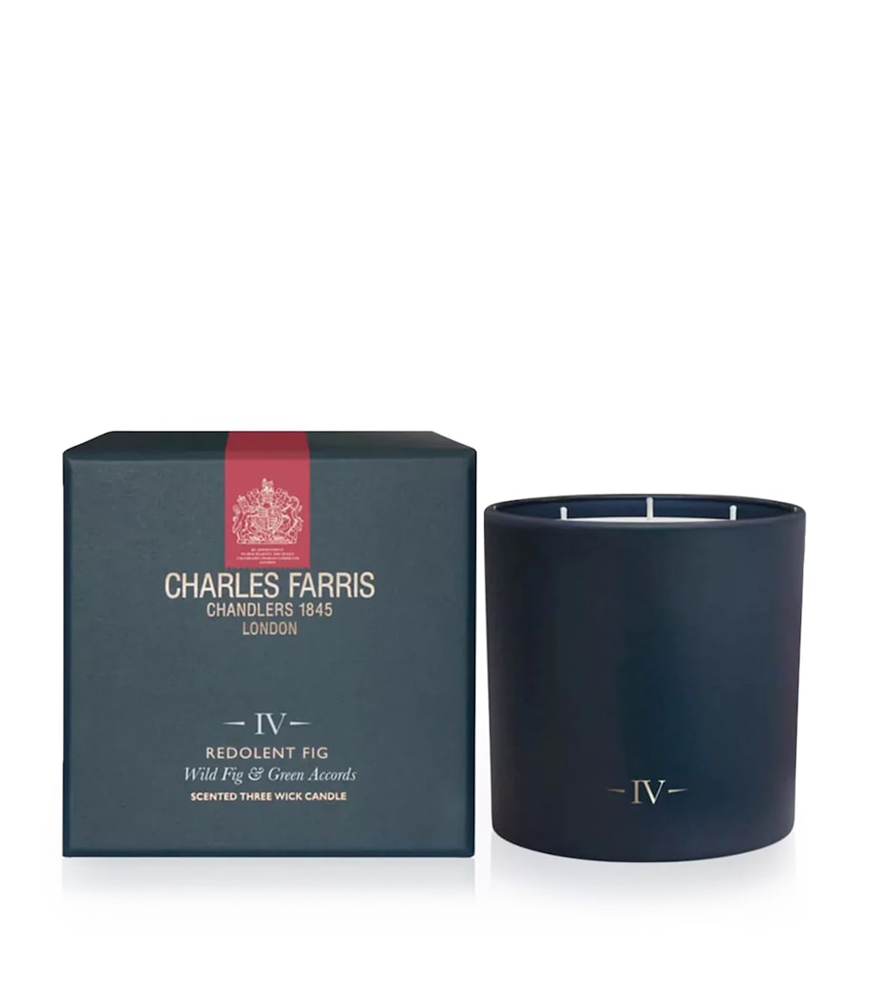 Charles Farris Redolent Fig Scented Candle (640g) Navy