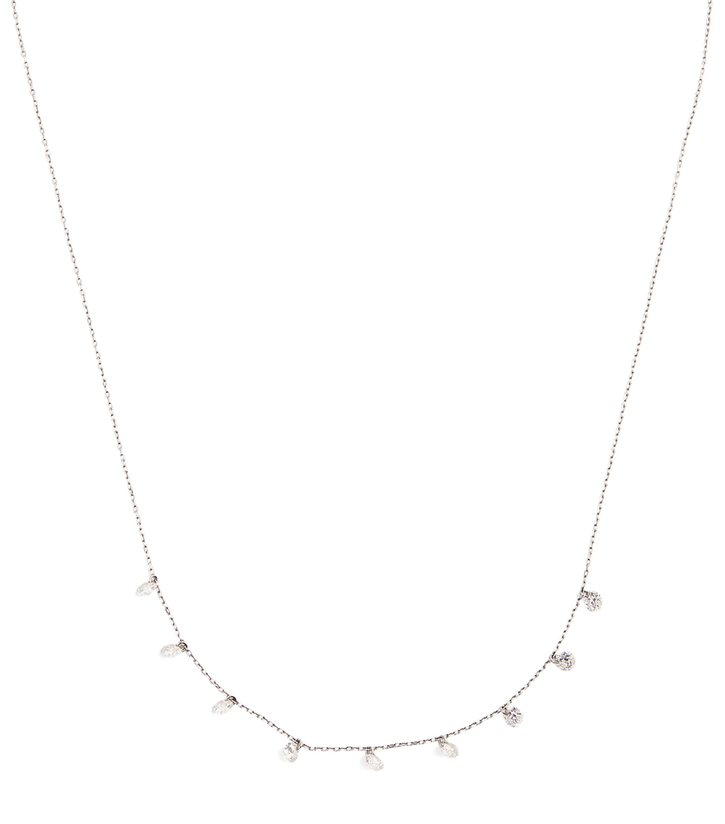 White Gold and Diamond Danaé Necklace