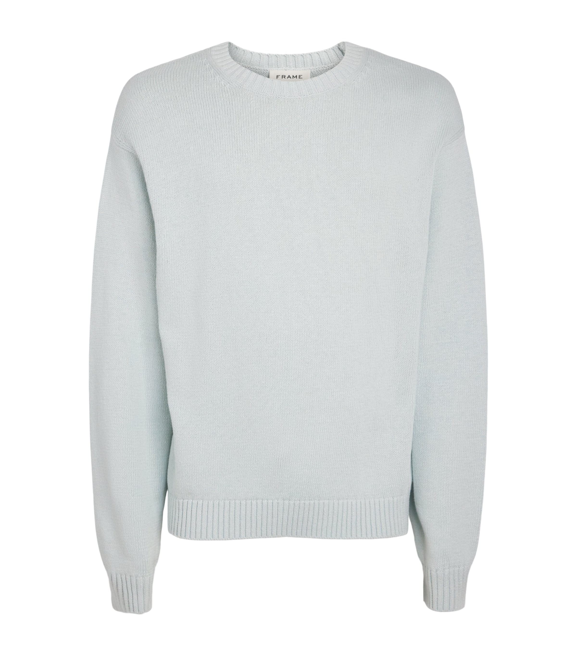 FRAME Mens Cotton-Silk Crew-Neck Sweater Palb