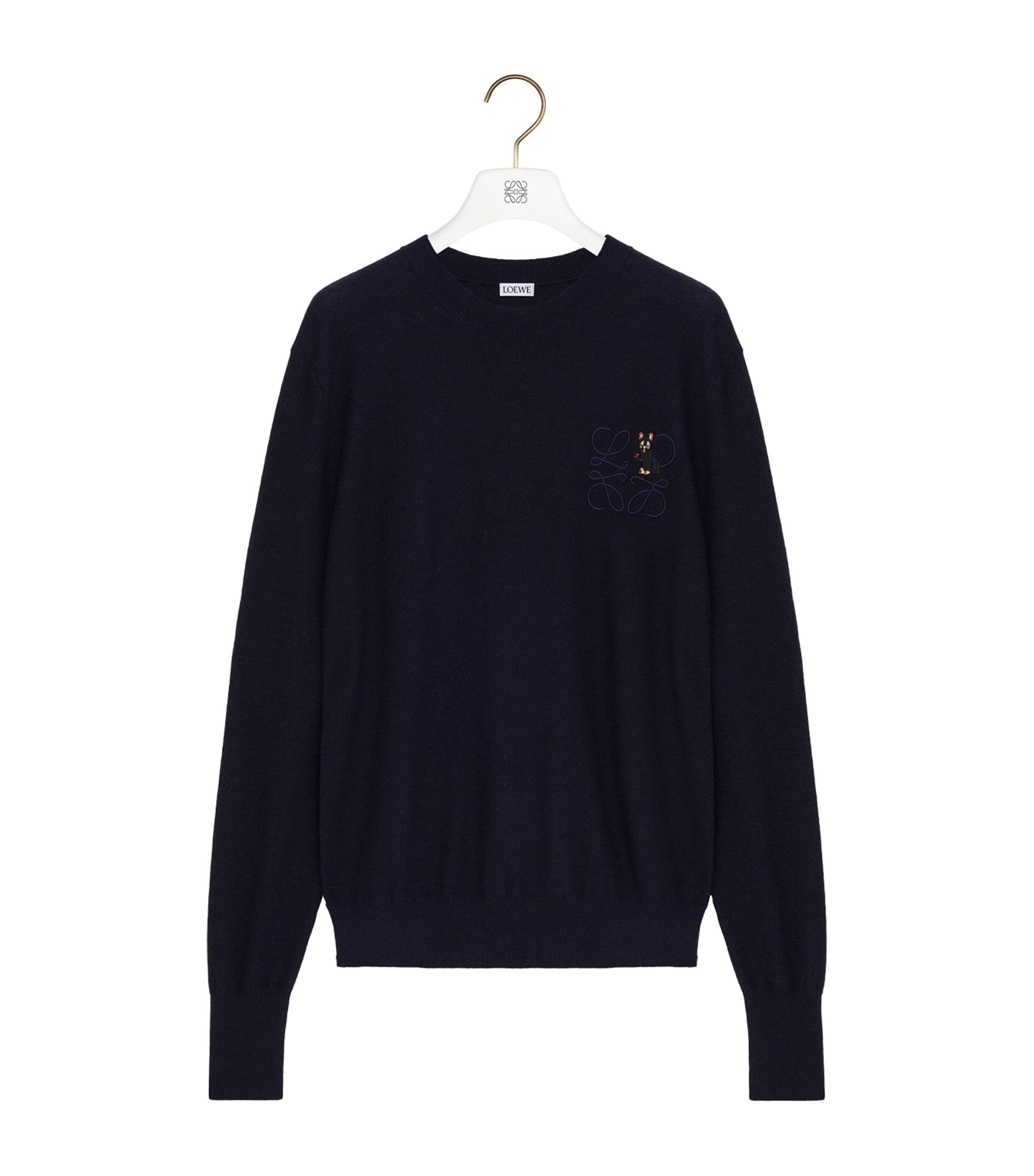 x Louis Wain Wool-Blend Anagram Cat Sweater