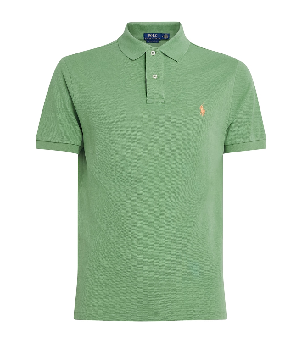 Cotton Mesh Custom-Fit Polo Shirt