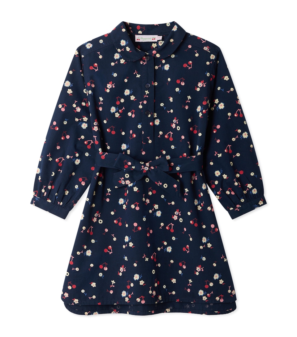 Bonpoint Cotton Floral Dress (4-8 Years) Fl Multicolore