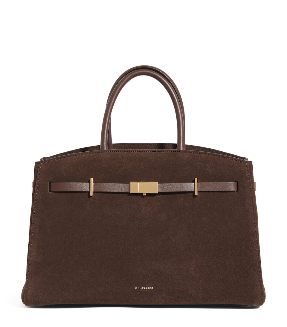Medium Suede New York Tote Bag