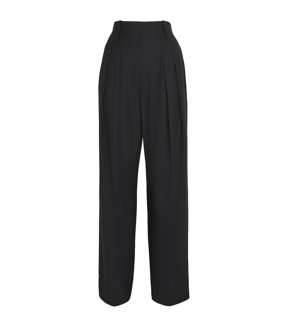 Straight High-Rise Trousers