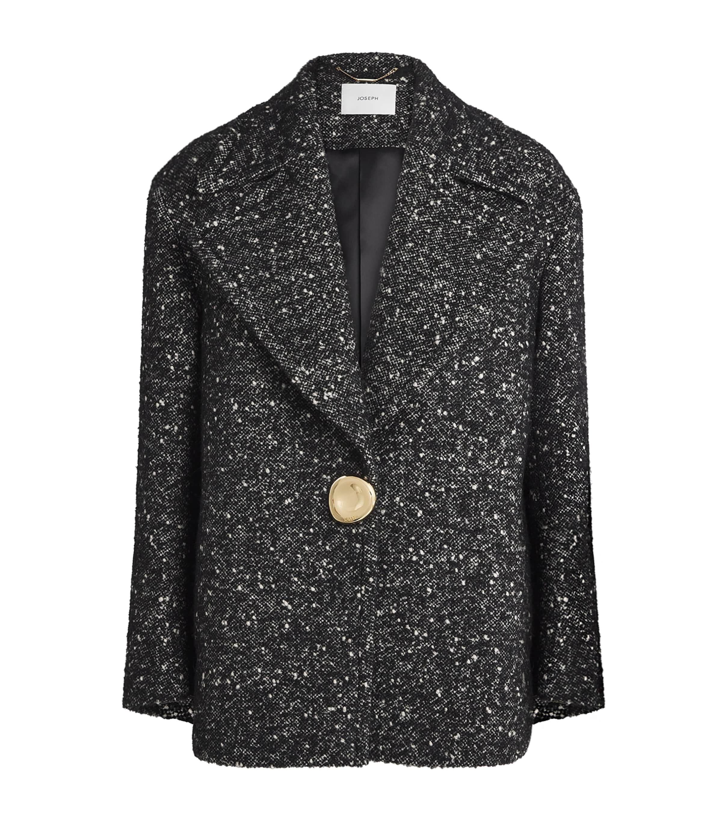 Wool Tweed Donegal Agar Coat