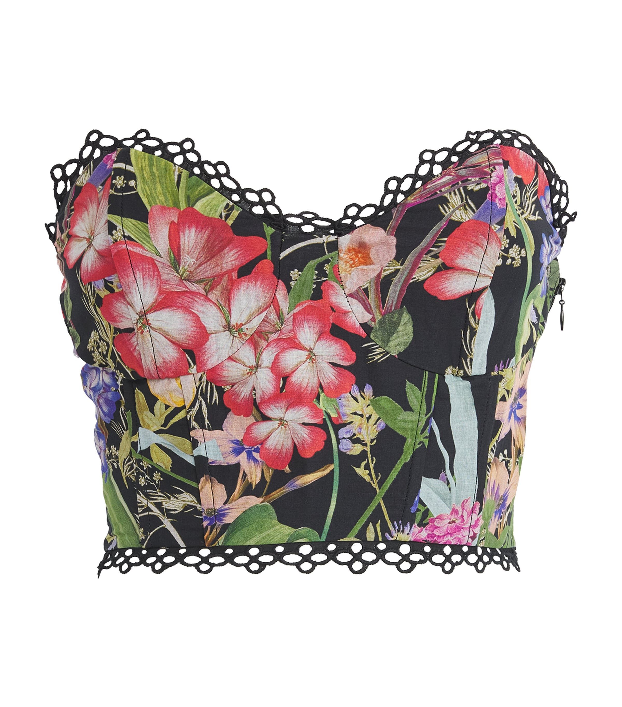 Floral Bio Bustier Top