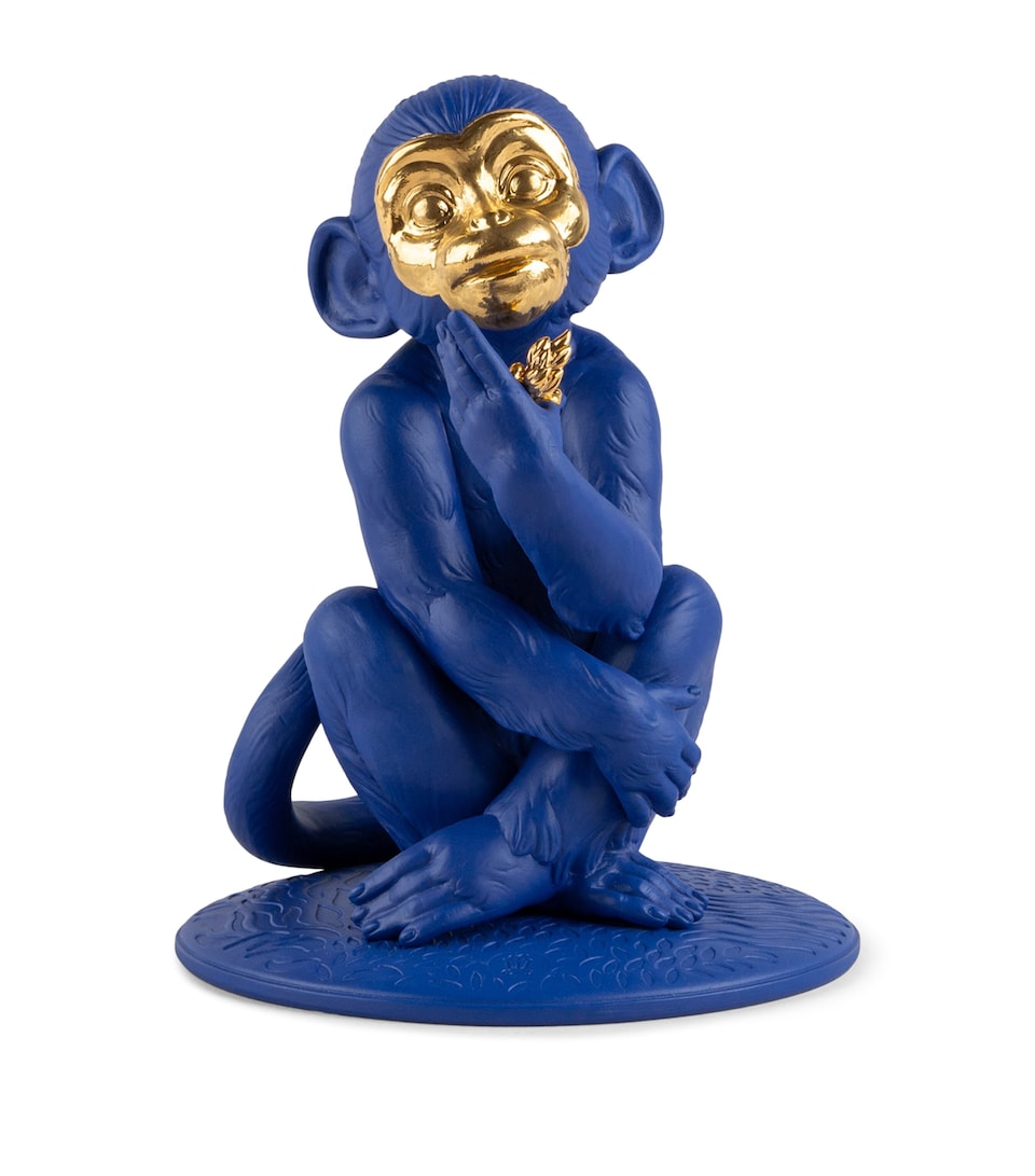 Lladró Porcelain Little Monkey Figurine