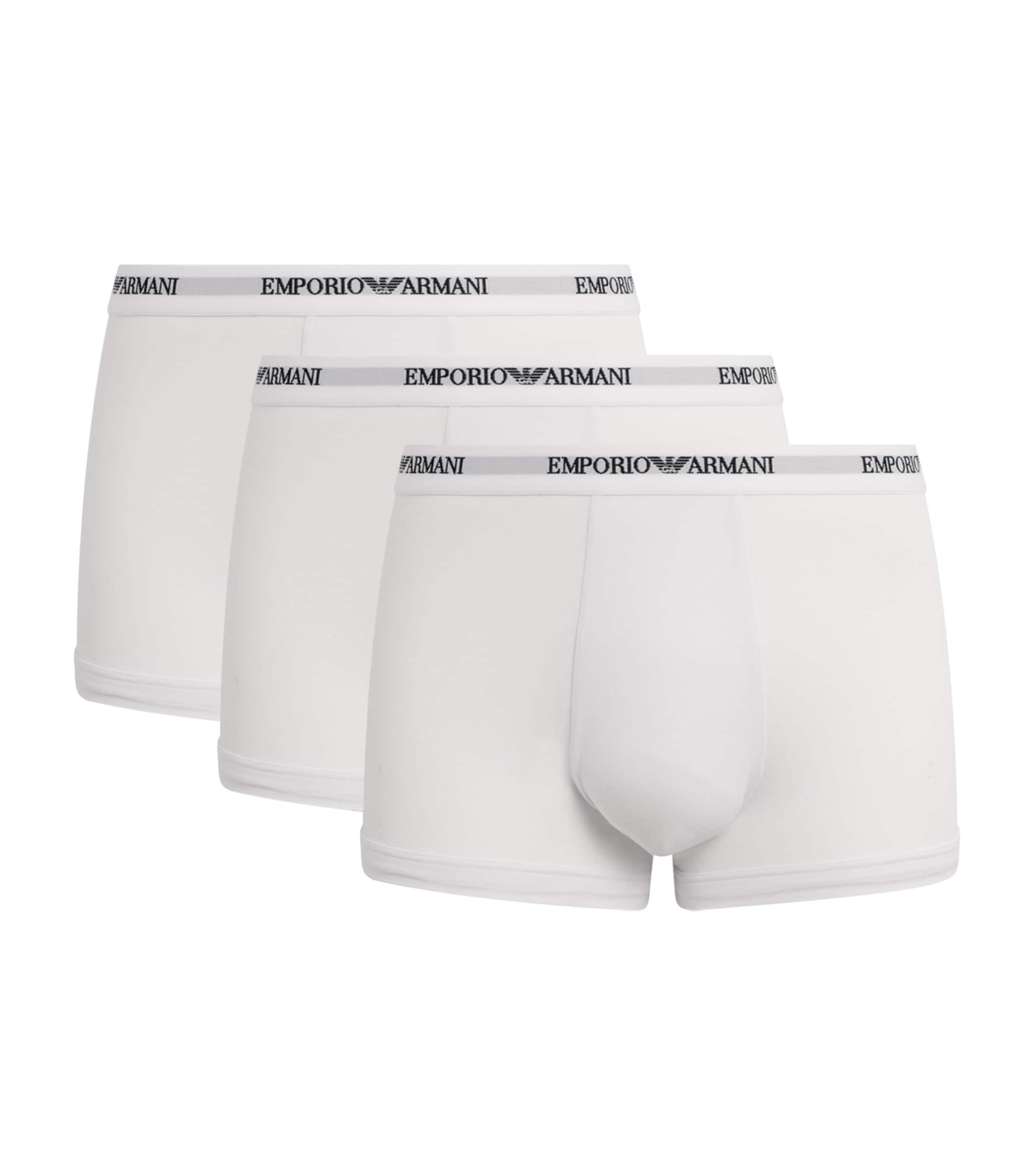 Stretch-Cotton Logo Trunks (Pack Of 3)
