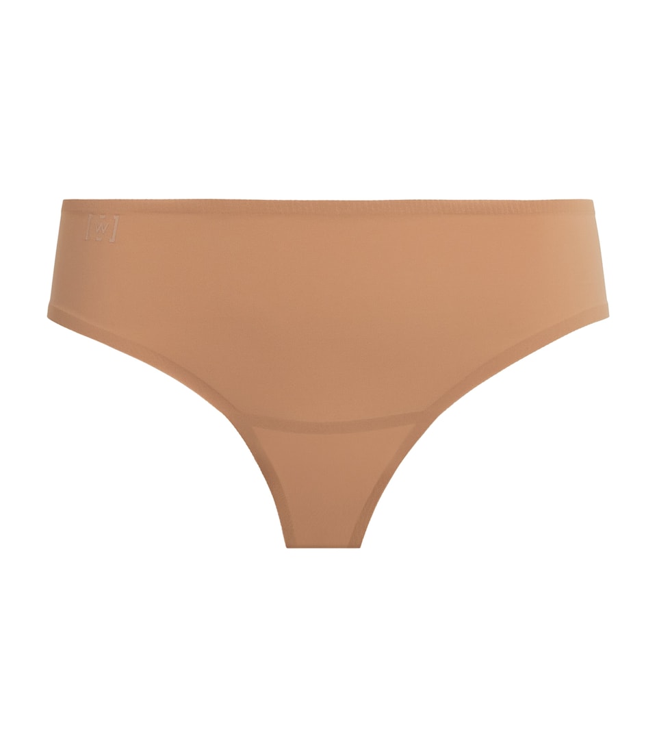 Wolford Womens Pure Thong Fairly Light