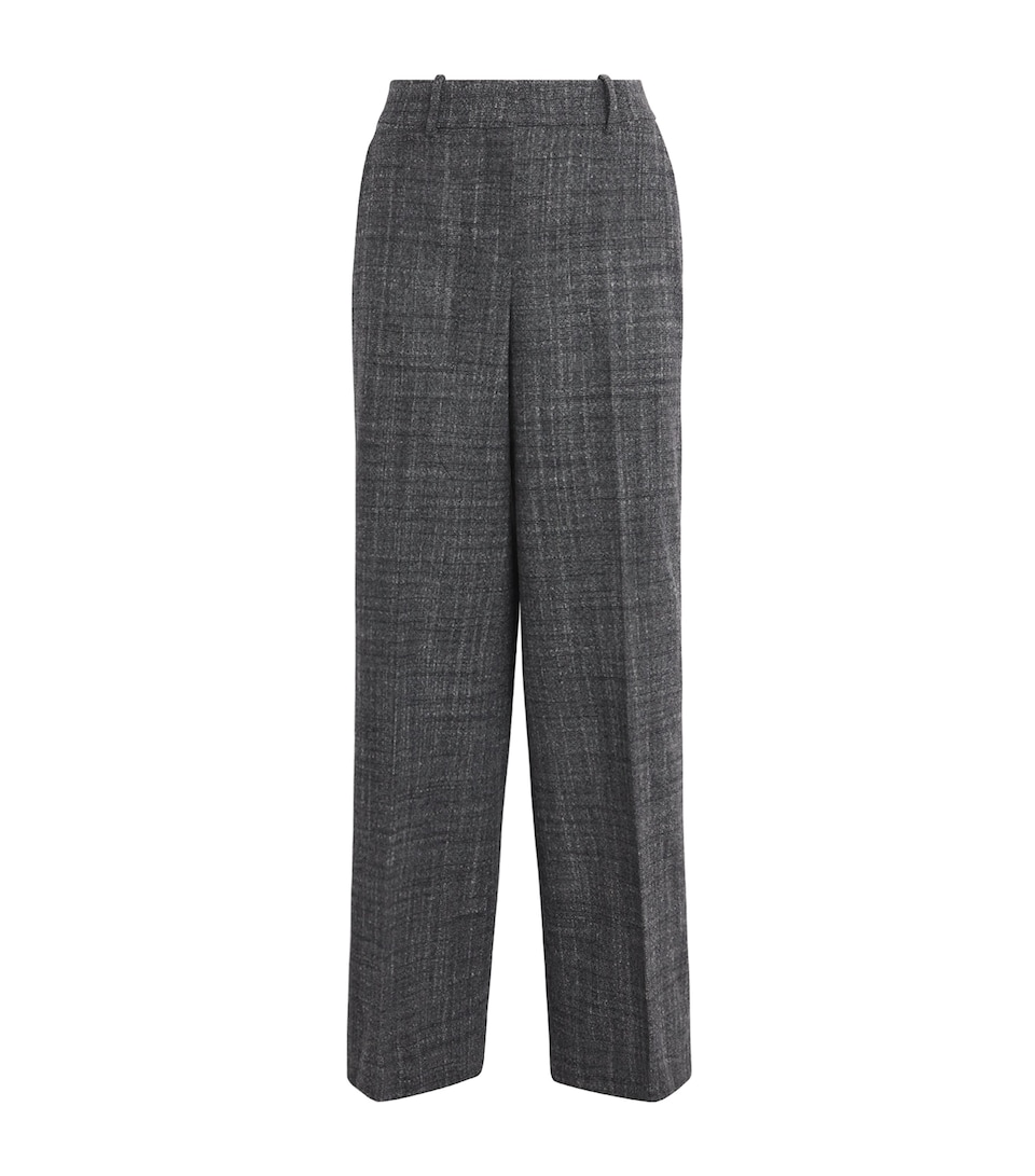Wool-Blend Malfile Tailored Trousers