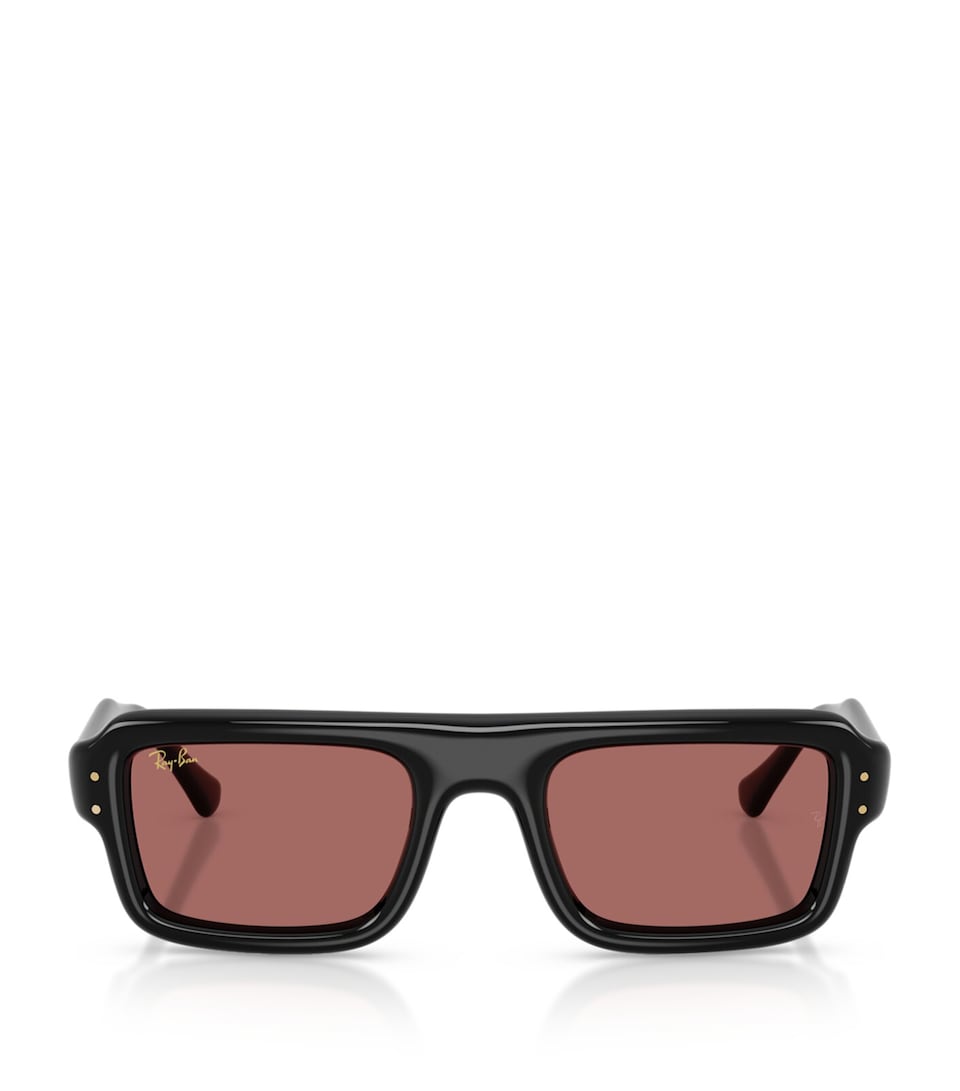 Ray-Ban Flacko Puffer Pilot Sunglasses Black