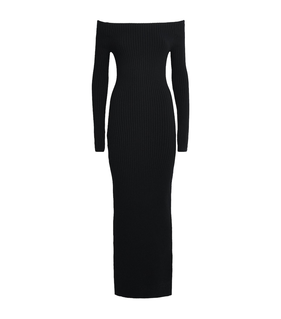 Wool-Blend Maxi Dress
