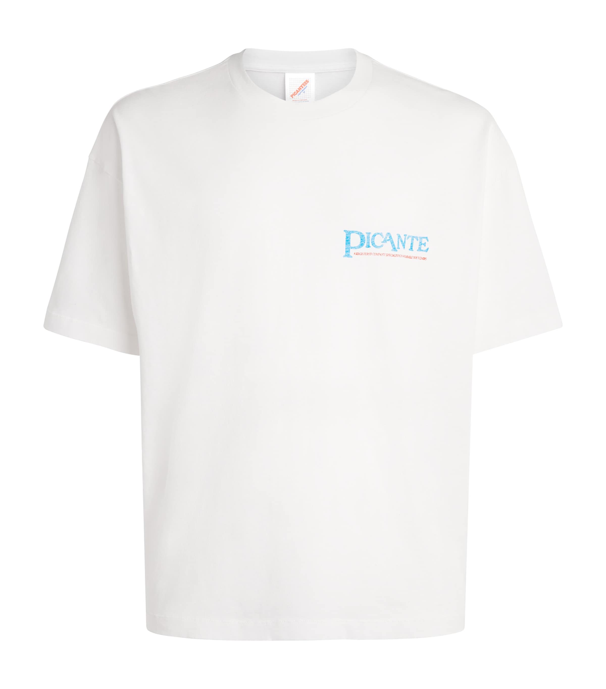 Picante Mens Champion T-Shirt Vintage White