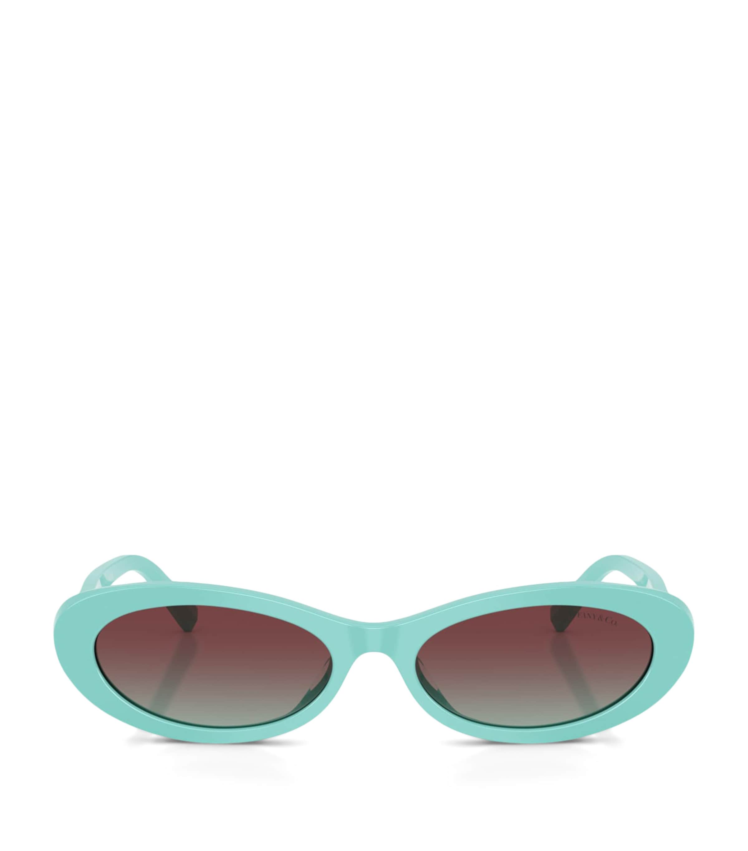 Tiffany & Co. Acetate Oval TF4250 Sunglasses Blue