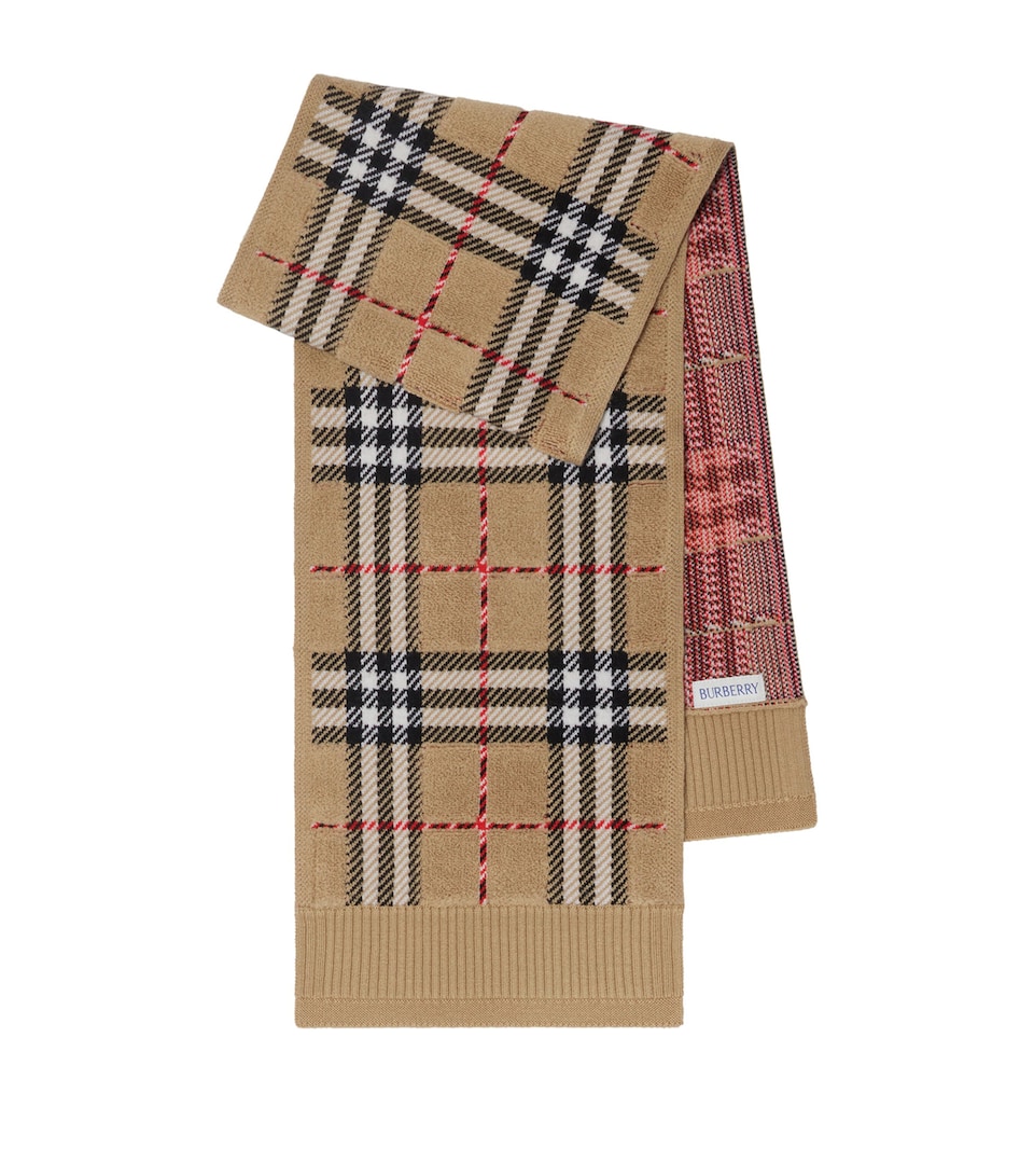Wool Check Scarf